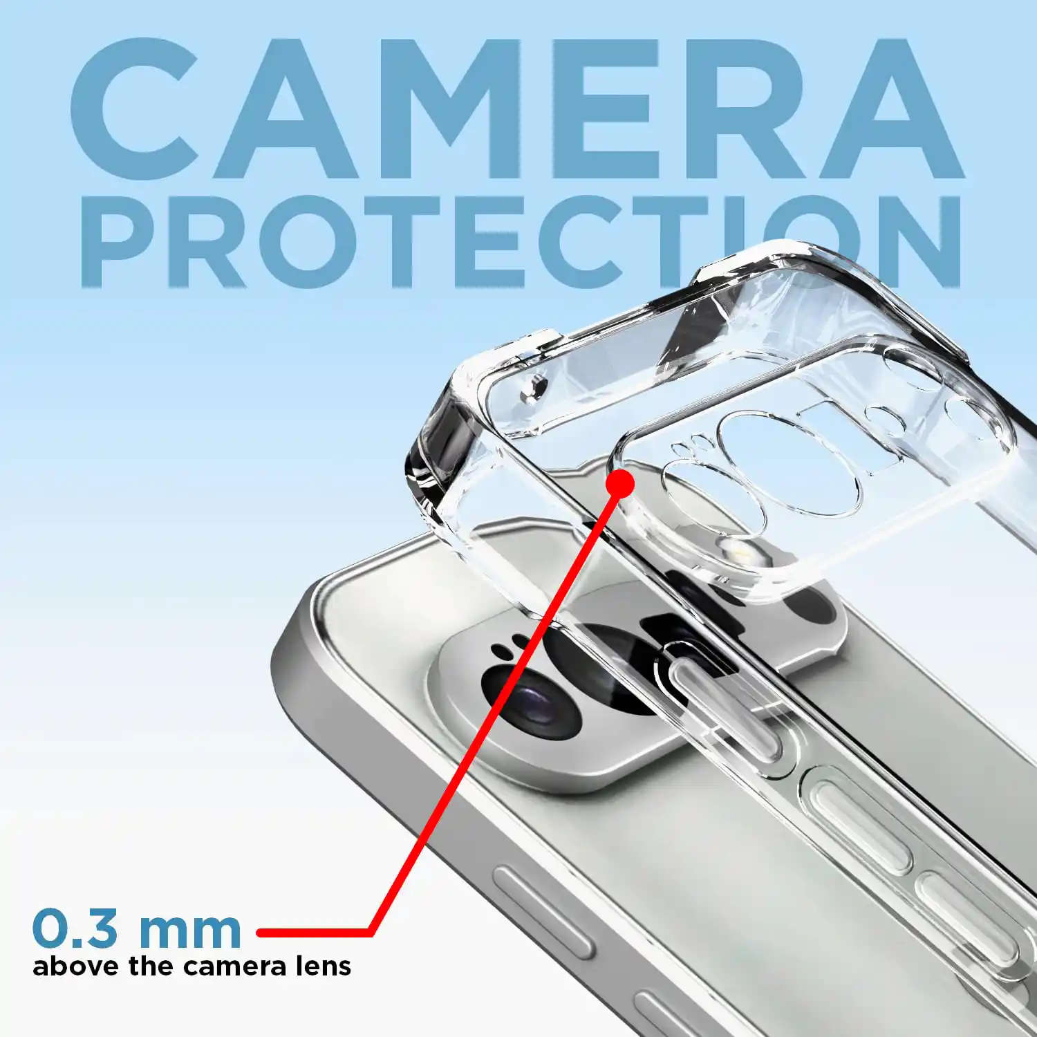 Camera-Safe Silicone Phone Case