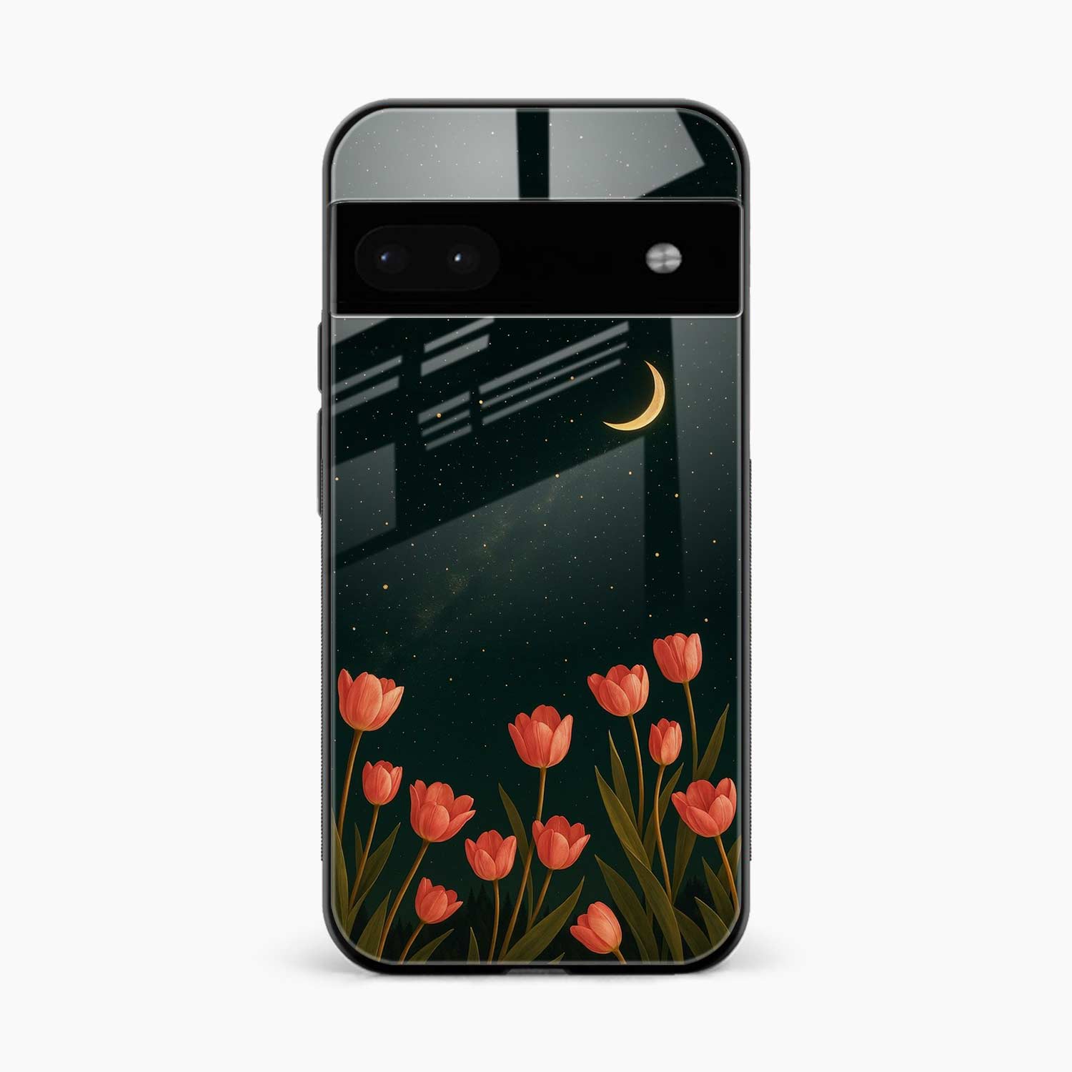 Night Moon Google Pixel 6a Back Cover