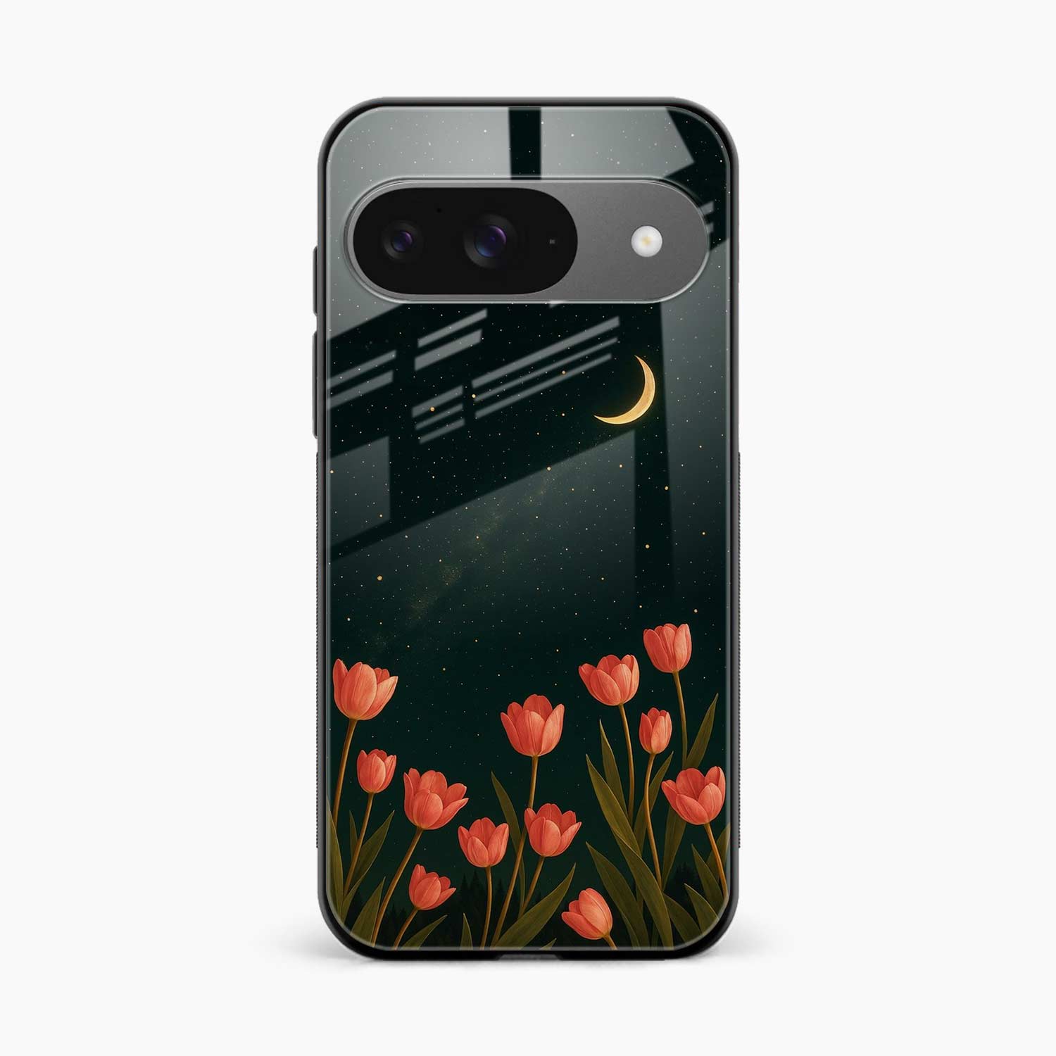 Night Moon Google Pixel 9 Back Cover