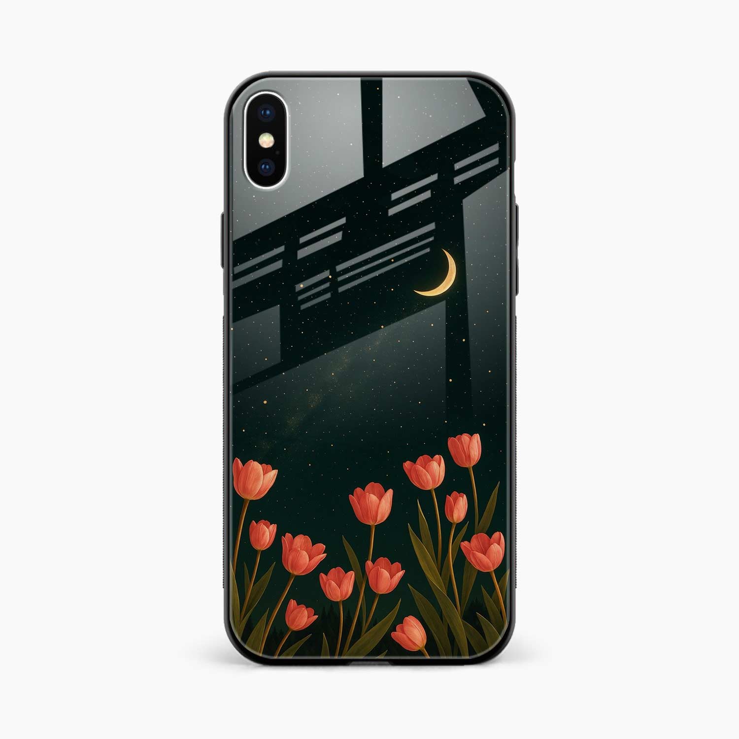 Night Moon iPhone XS Back Cover