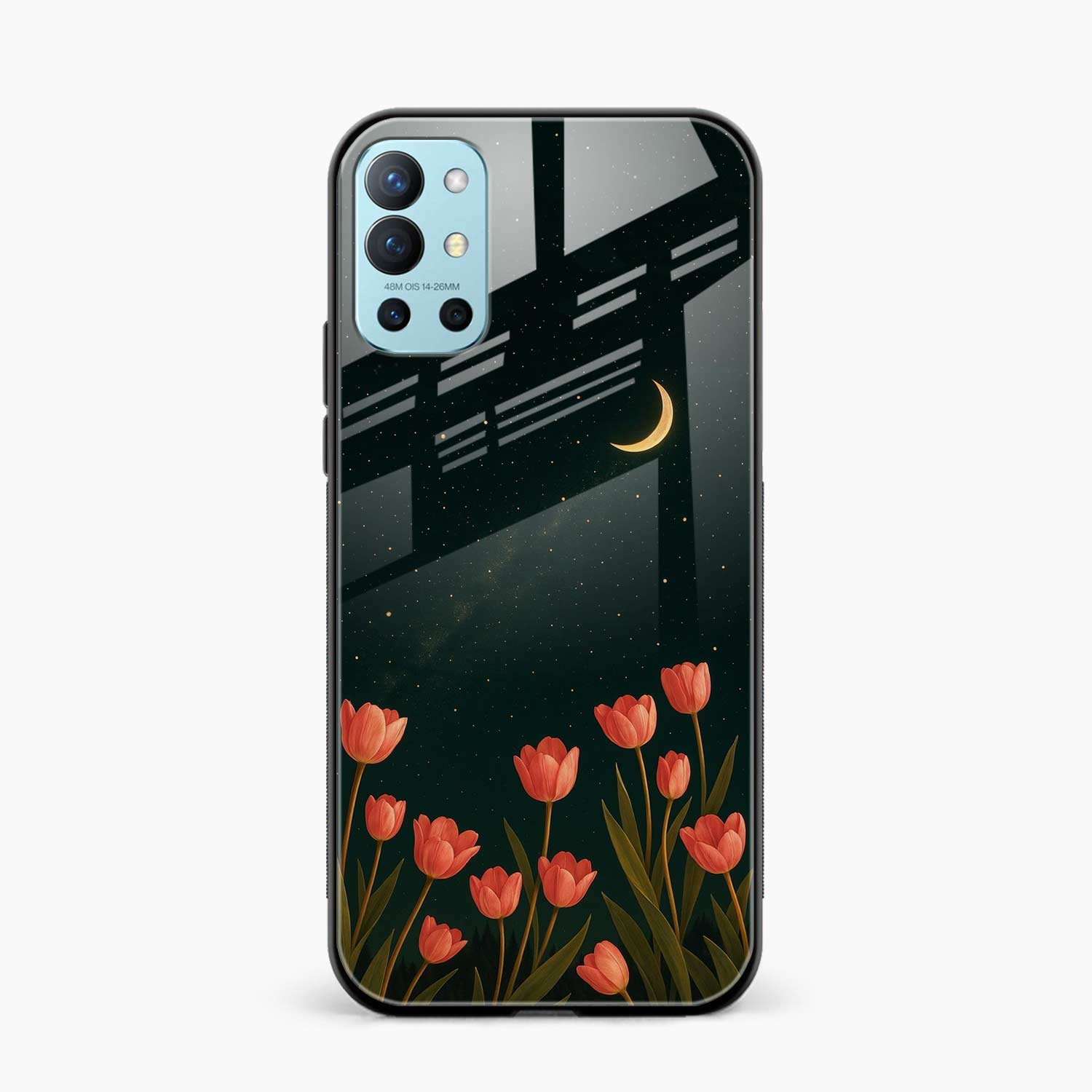 Night Moon OnePlus 9r Back Cover