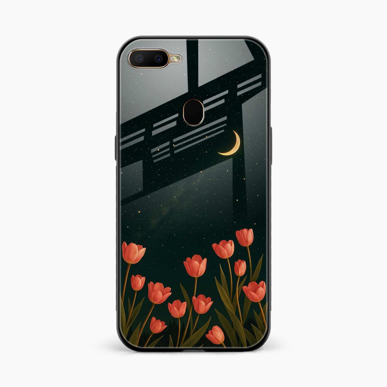Night Moon Oppo A12 Back Cover