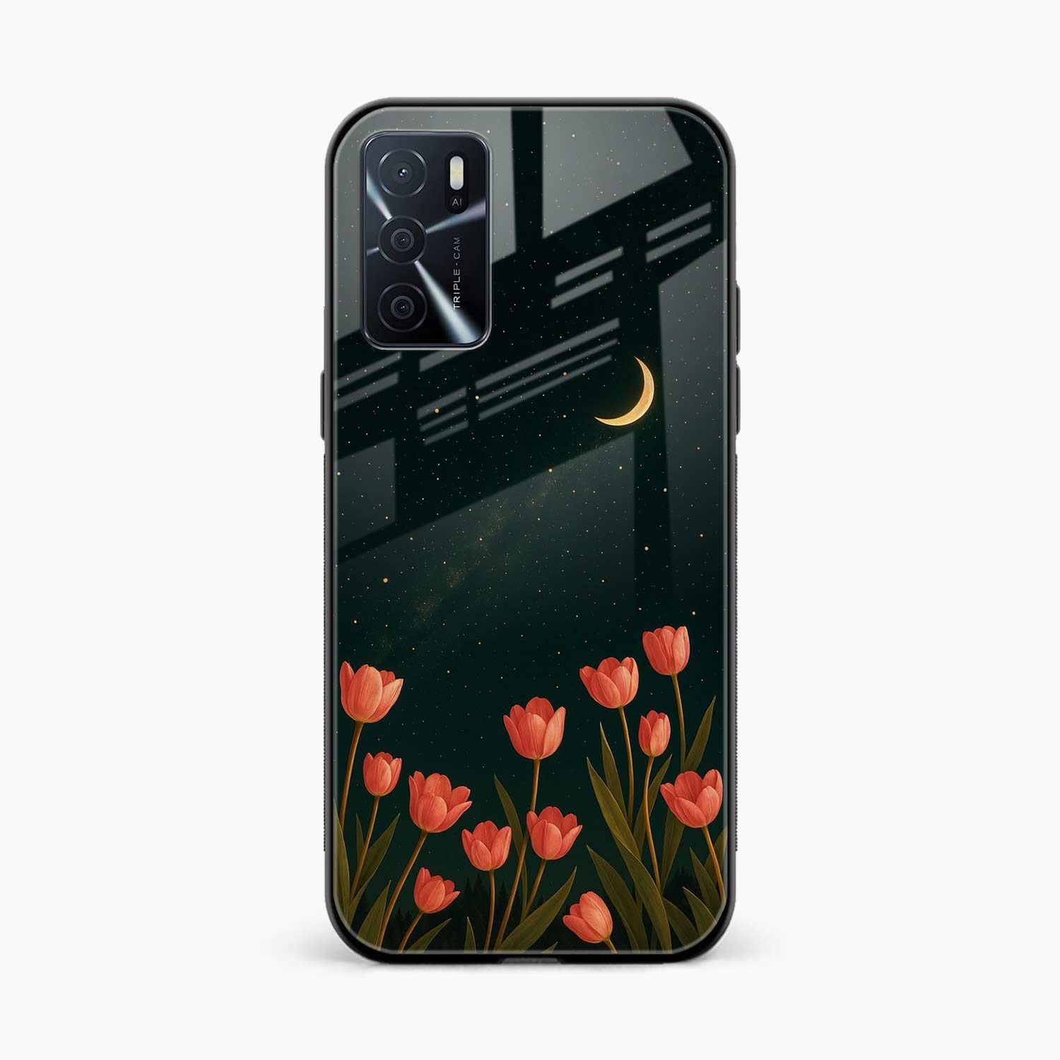 Night Moon Oppo A16s Back Cover