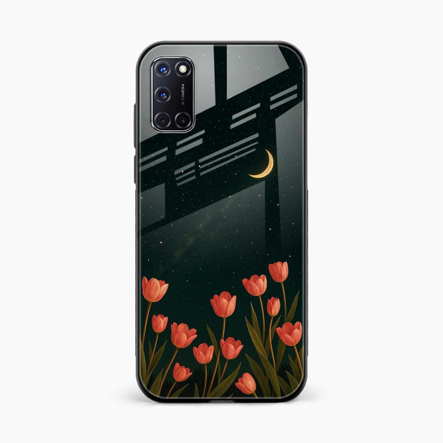 Night Moon Oppo A92 Back Cover