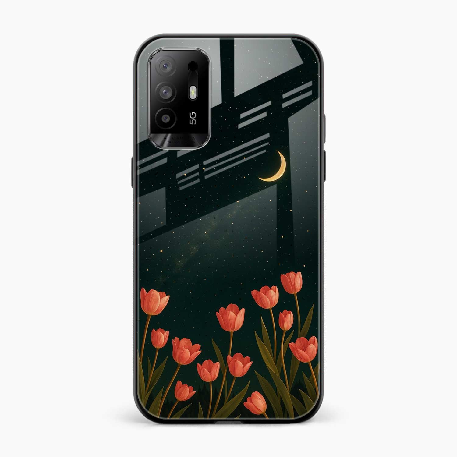 Night Moon Oppo A95 5G Back Cover