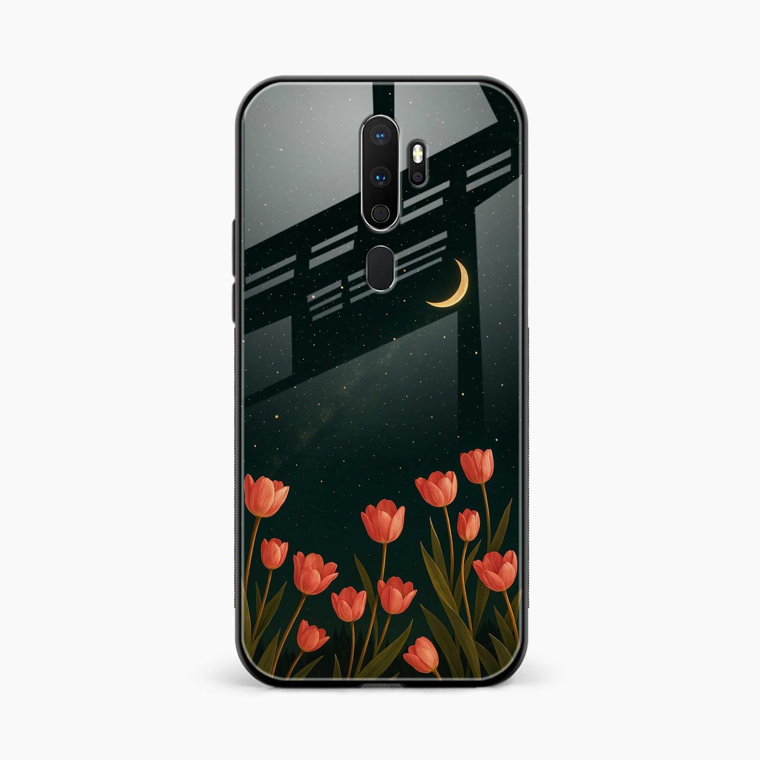 Night Moon Oppo A9 Back Cover