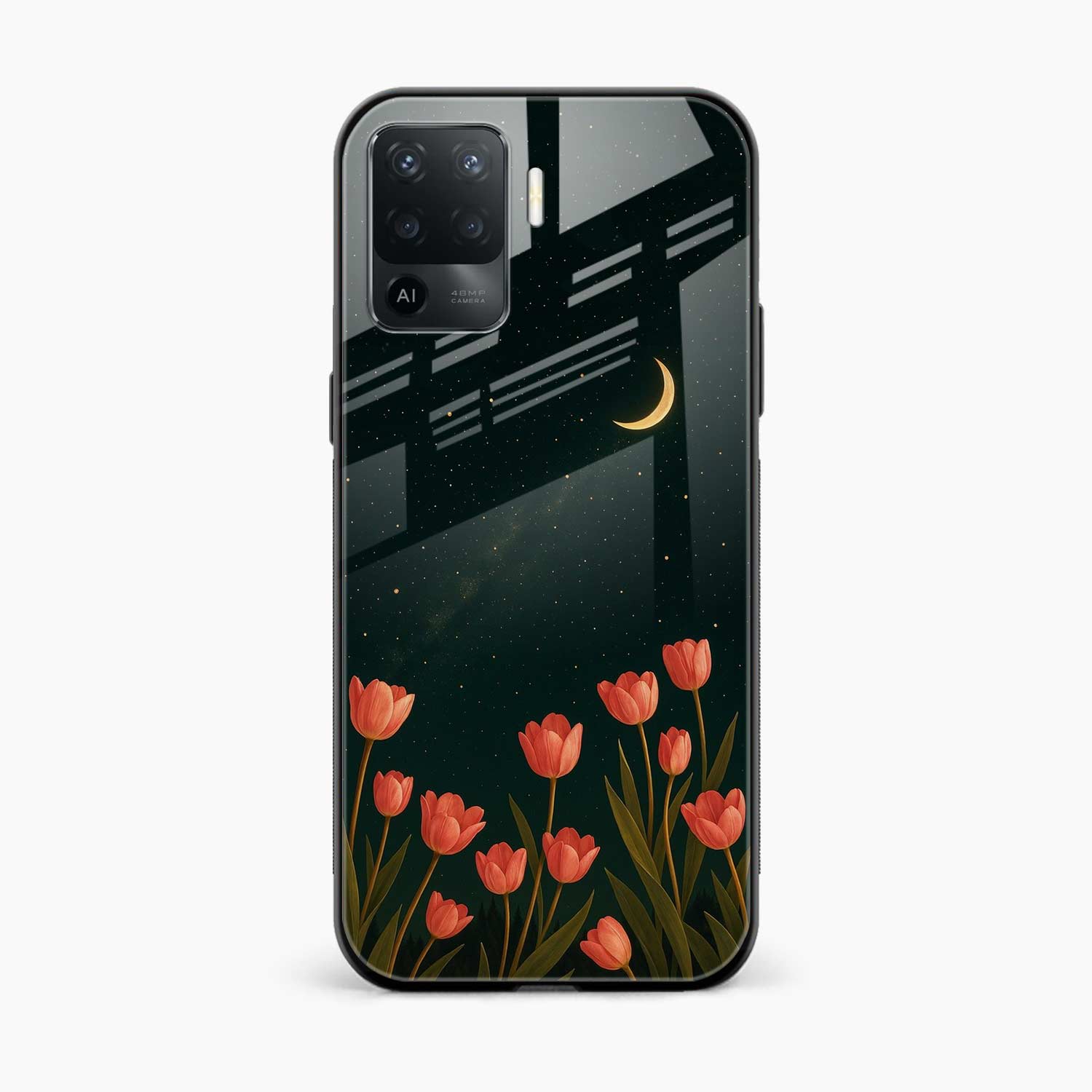Night Moon Oppo F19 Pro Back Cover