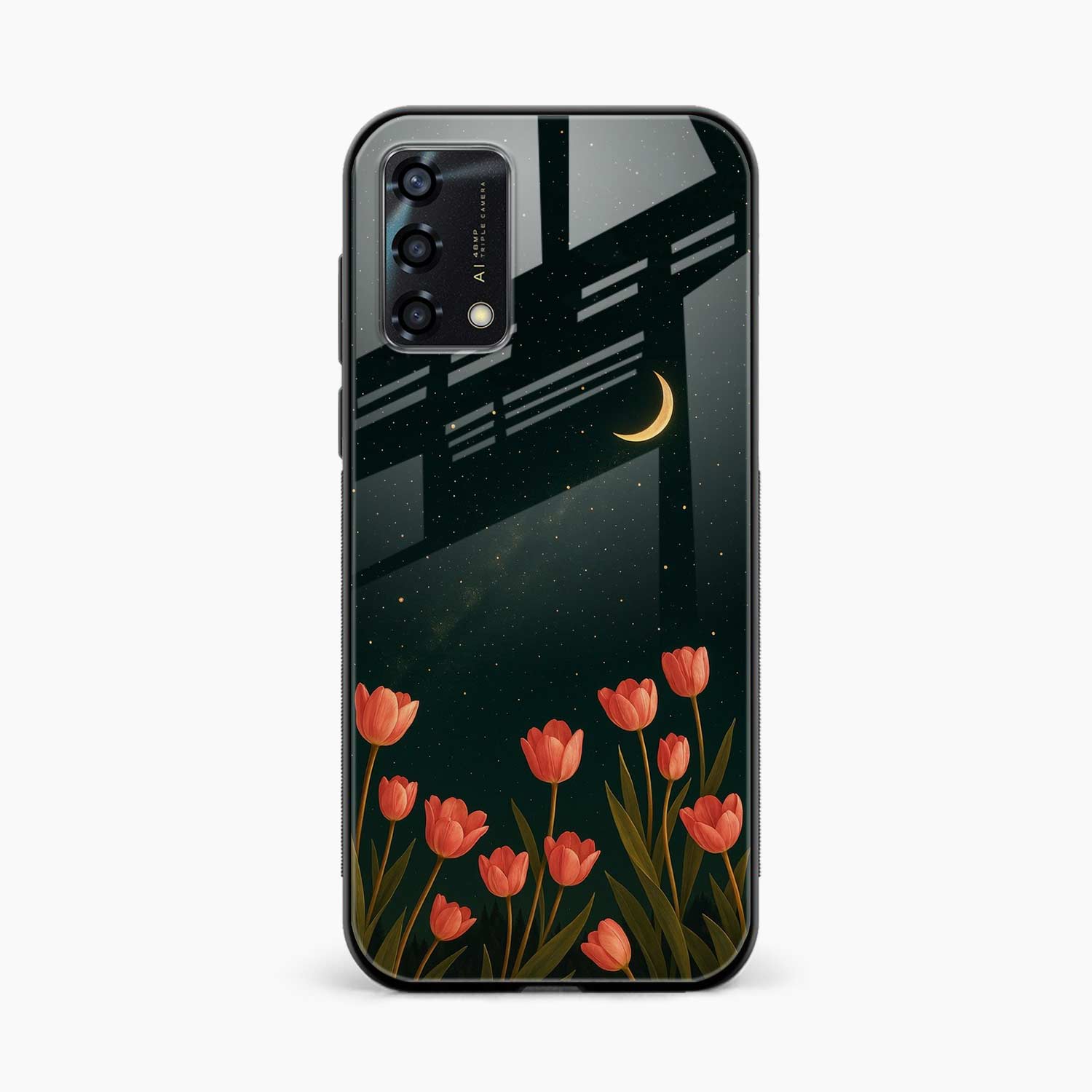 Night Moon Oppo F19 Back Cover