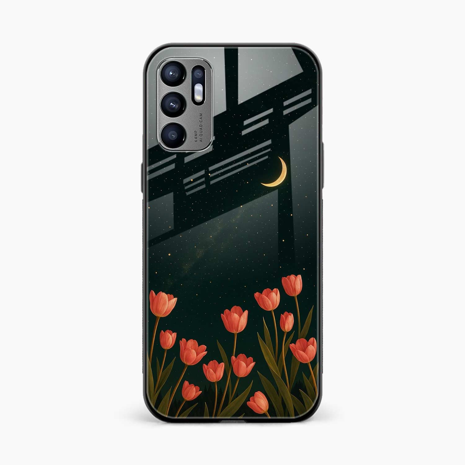 Night Moon Oppo Reno 6 4G Back Cover