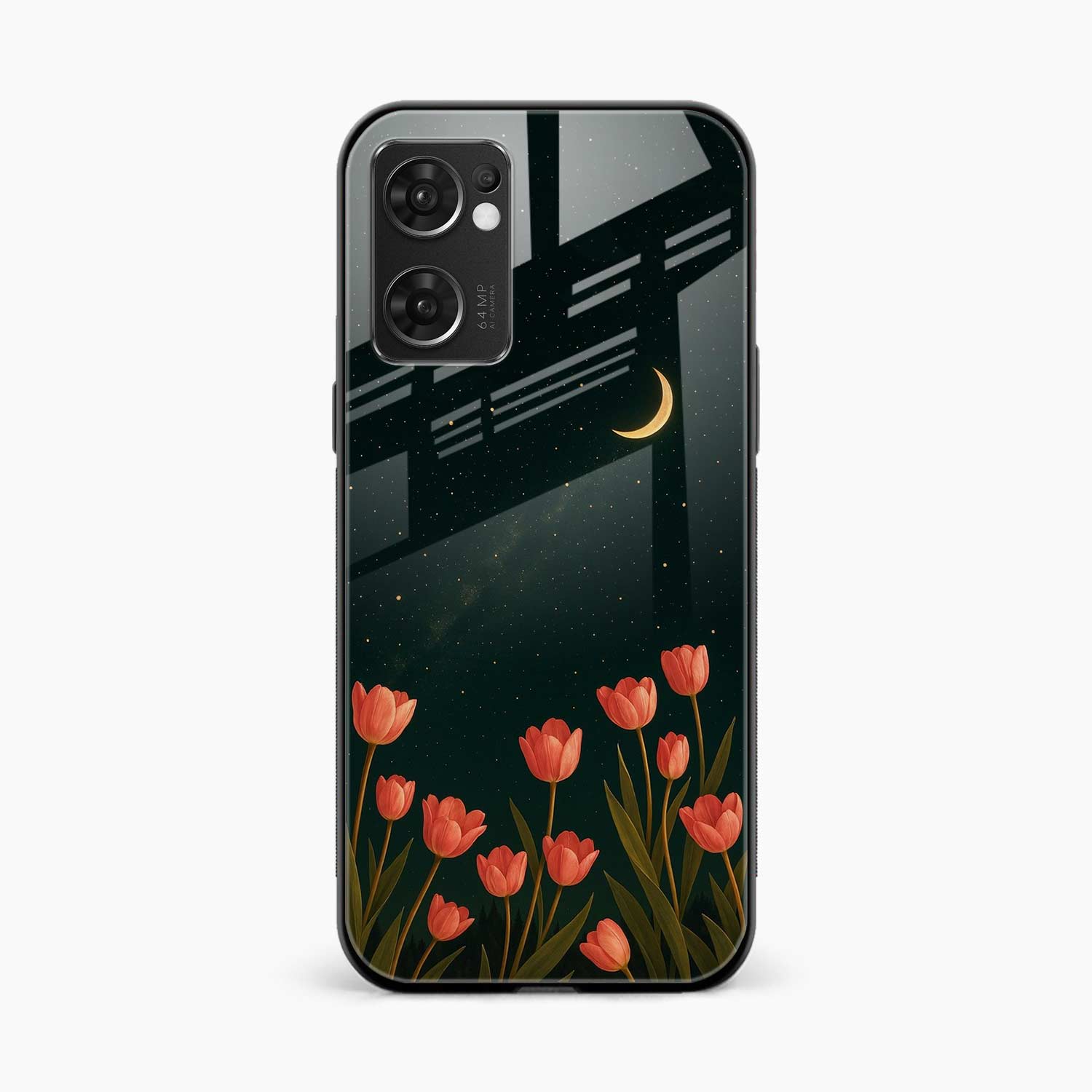 Night Moon Oppo Reno 7 5G Back Cover