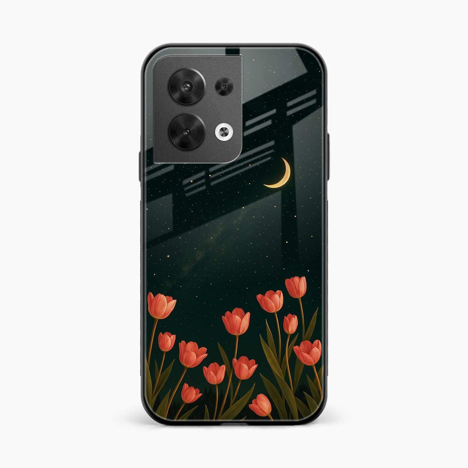 Night Moon Oppo Reno 8 Back Cover