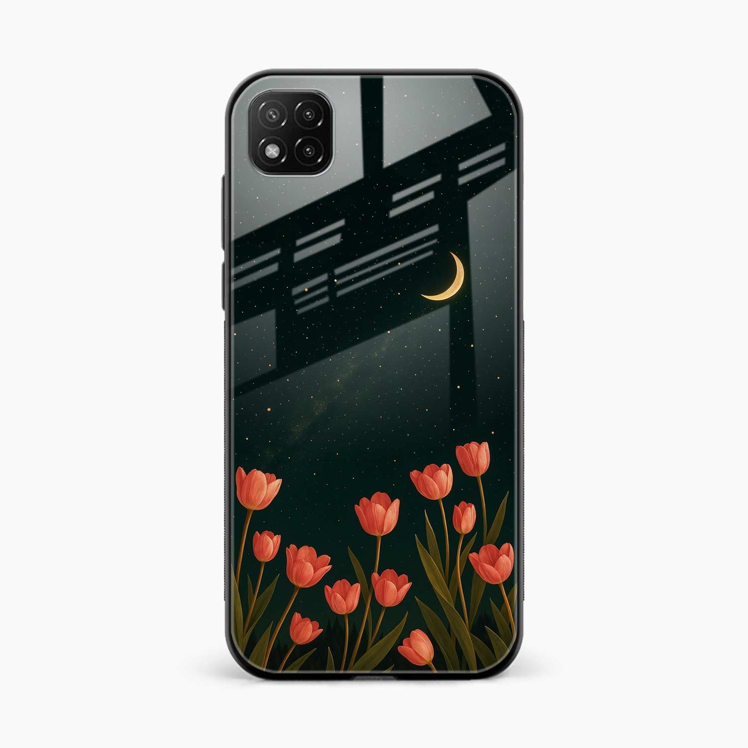 Night Moon Poco C3 Back Cover