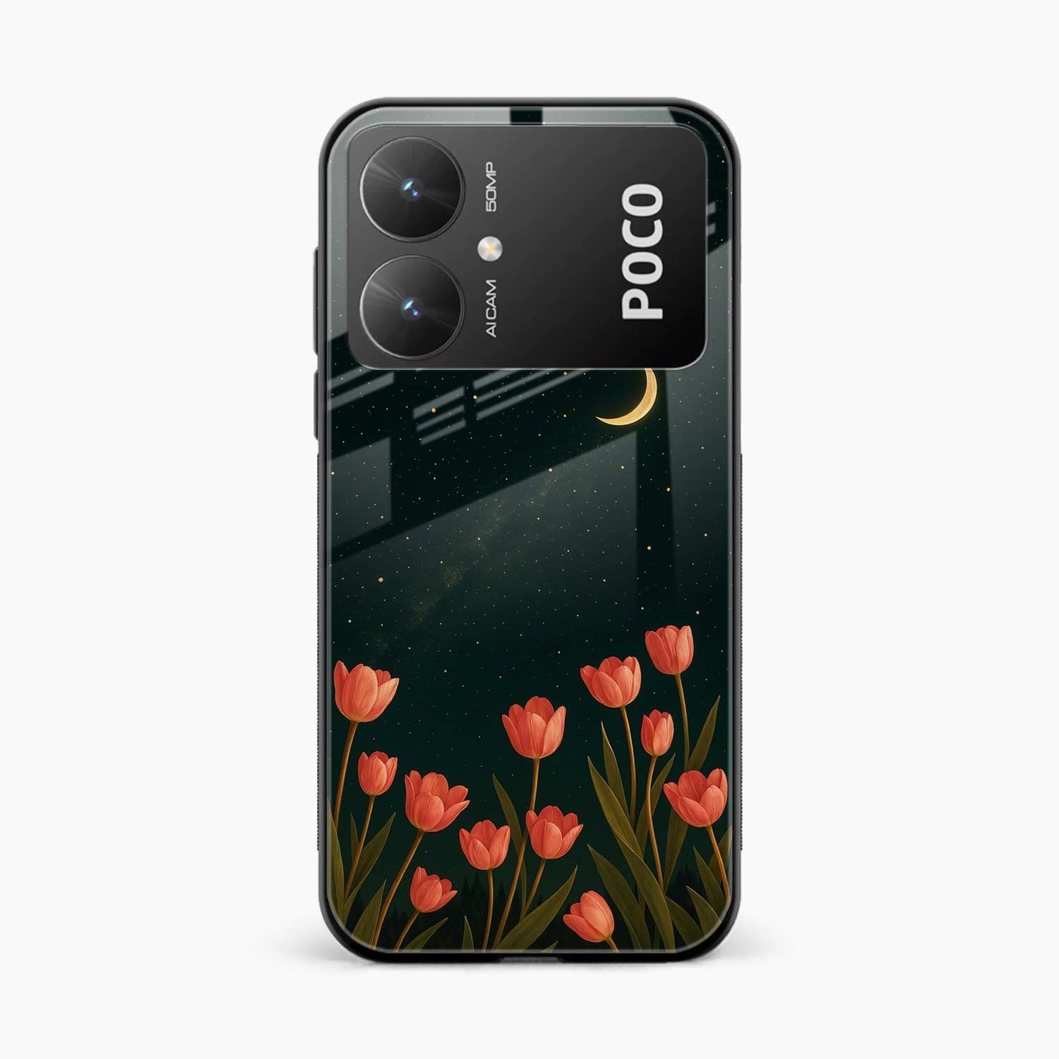 Night Moon Poco M6 5G Back Cover