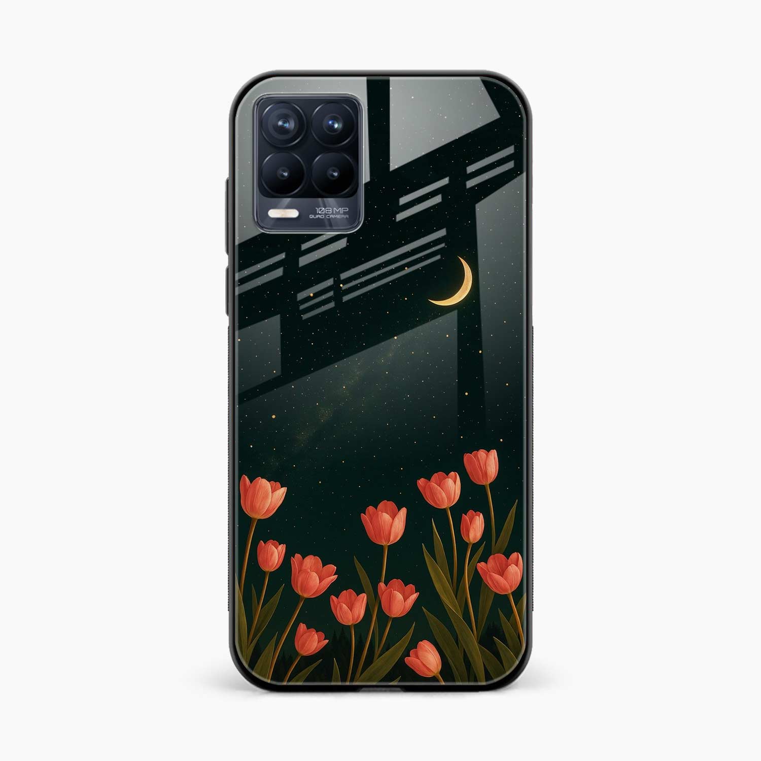 Night Moon Realme 8 4G Back Cover