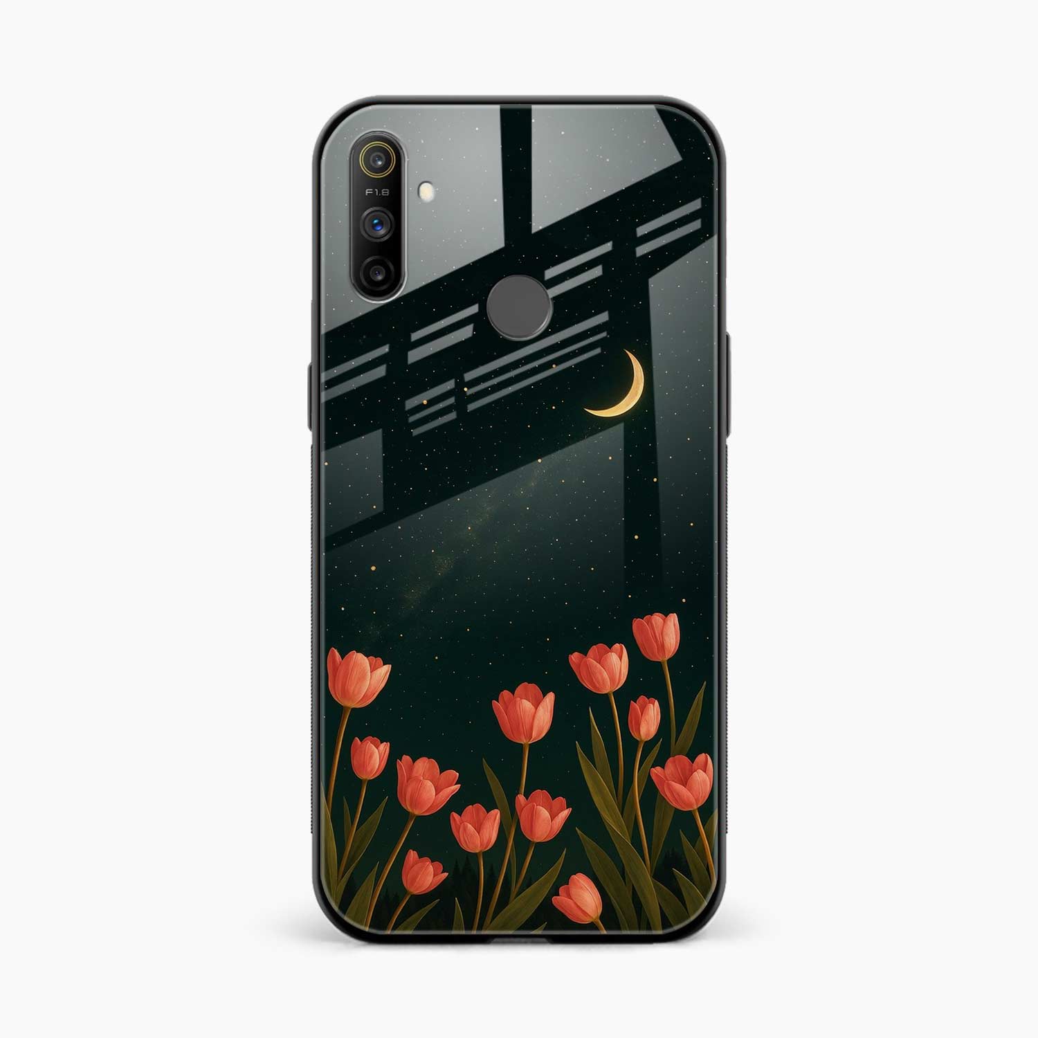 Night Moon Realme Narzo 10a Back Cover