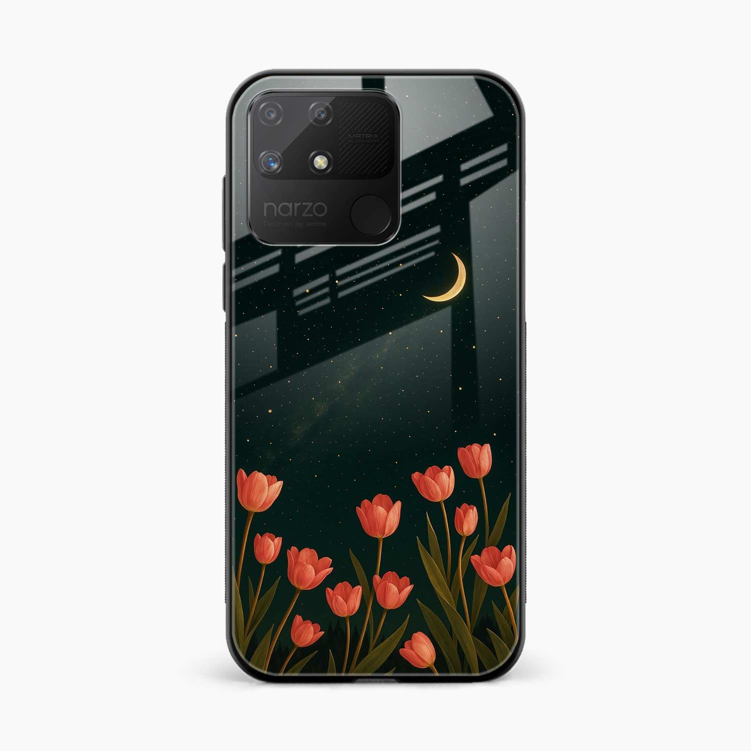 Night Moon Realme Narzo 50a Back Cover