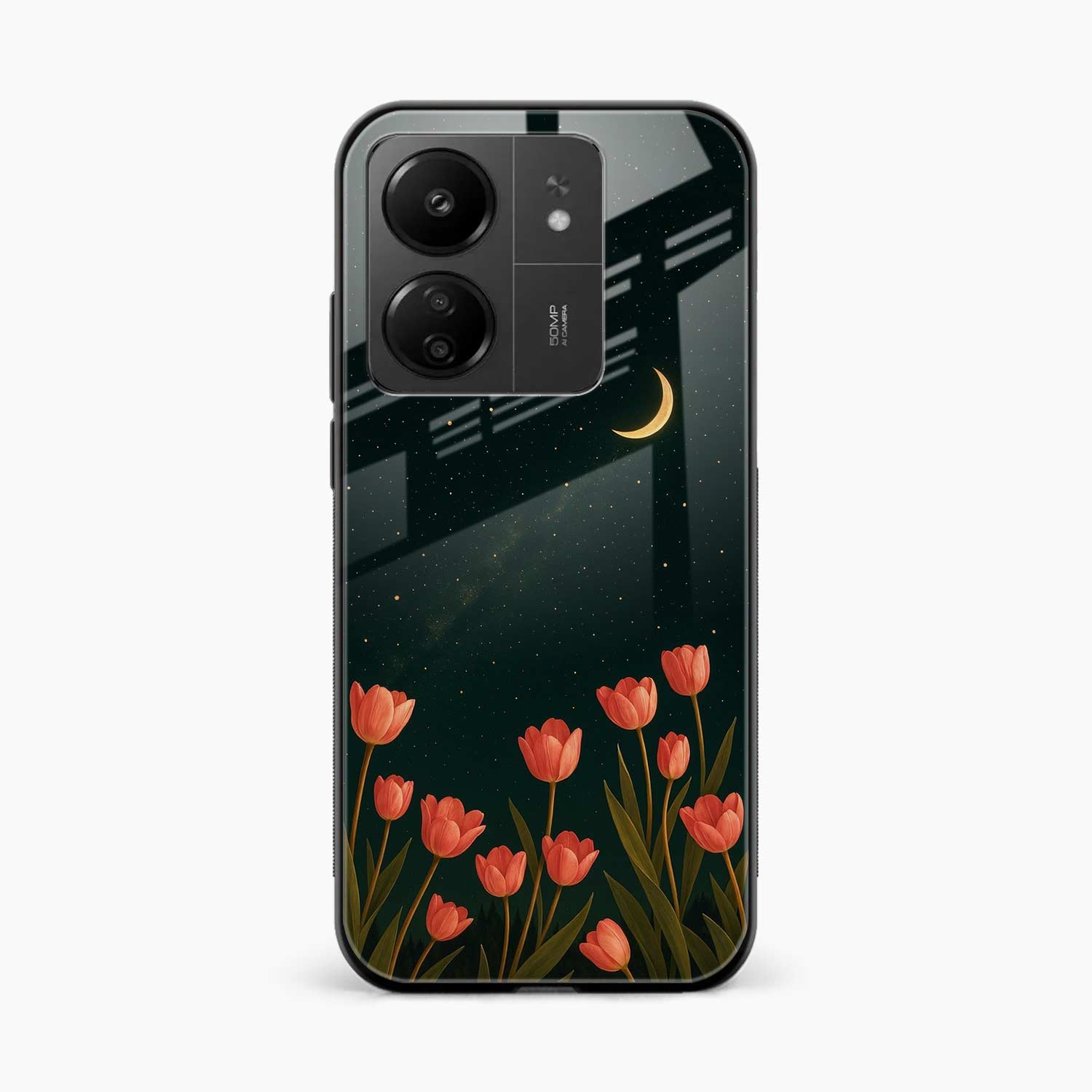 Night Moon Redmi 13c Back Cover