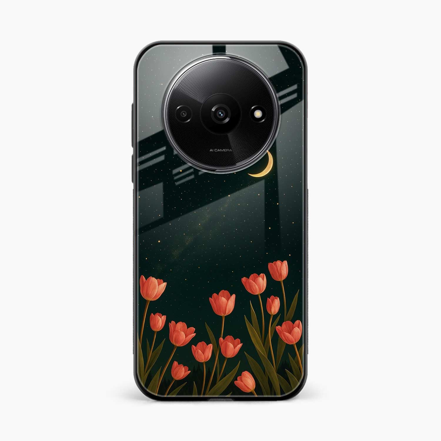 Night Moon Redmi A3 Back Cover