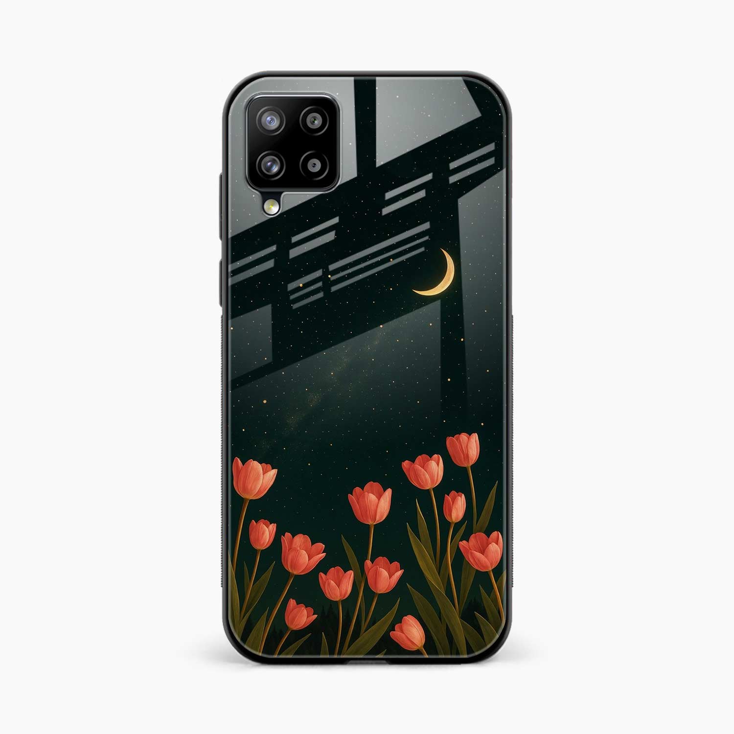 Night Moon Samsung A22 4G Back Cover