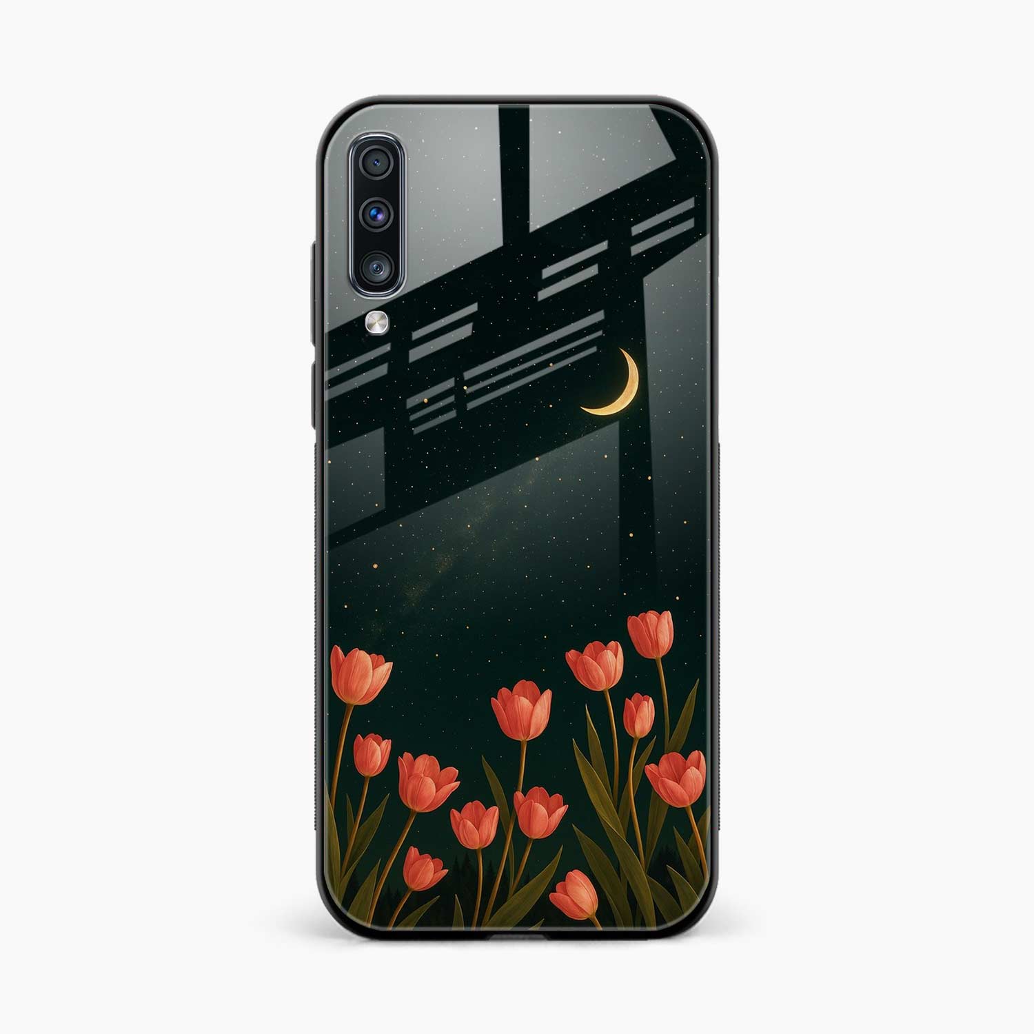 Night Moon Samsung A50 Back Cover