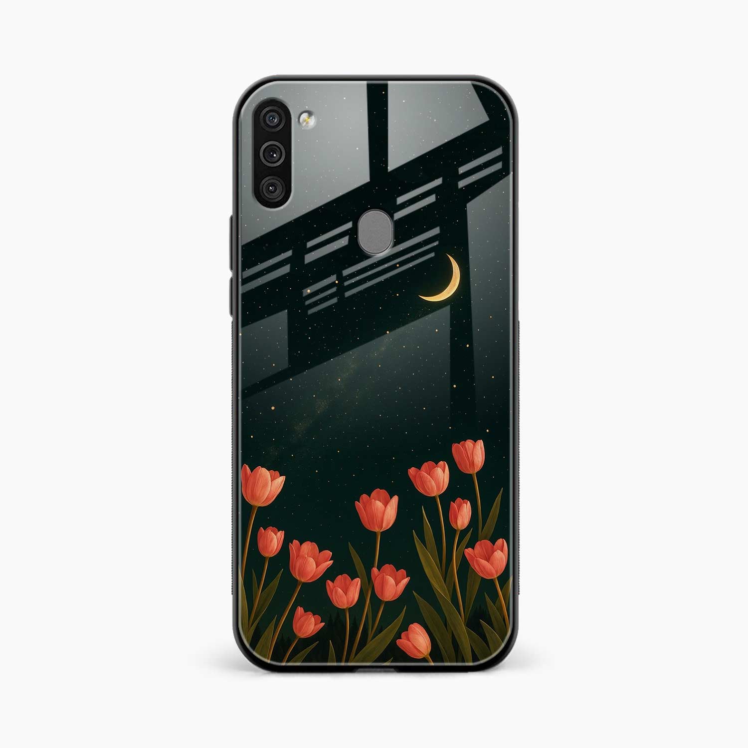 Night Moon Samsung M11 Back Cover