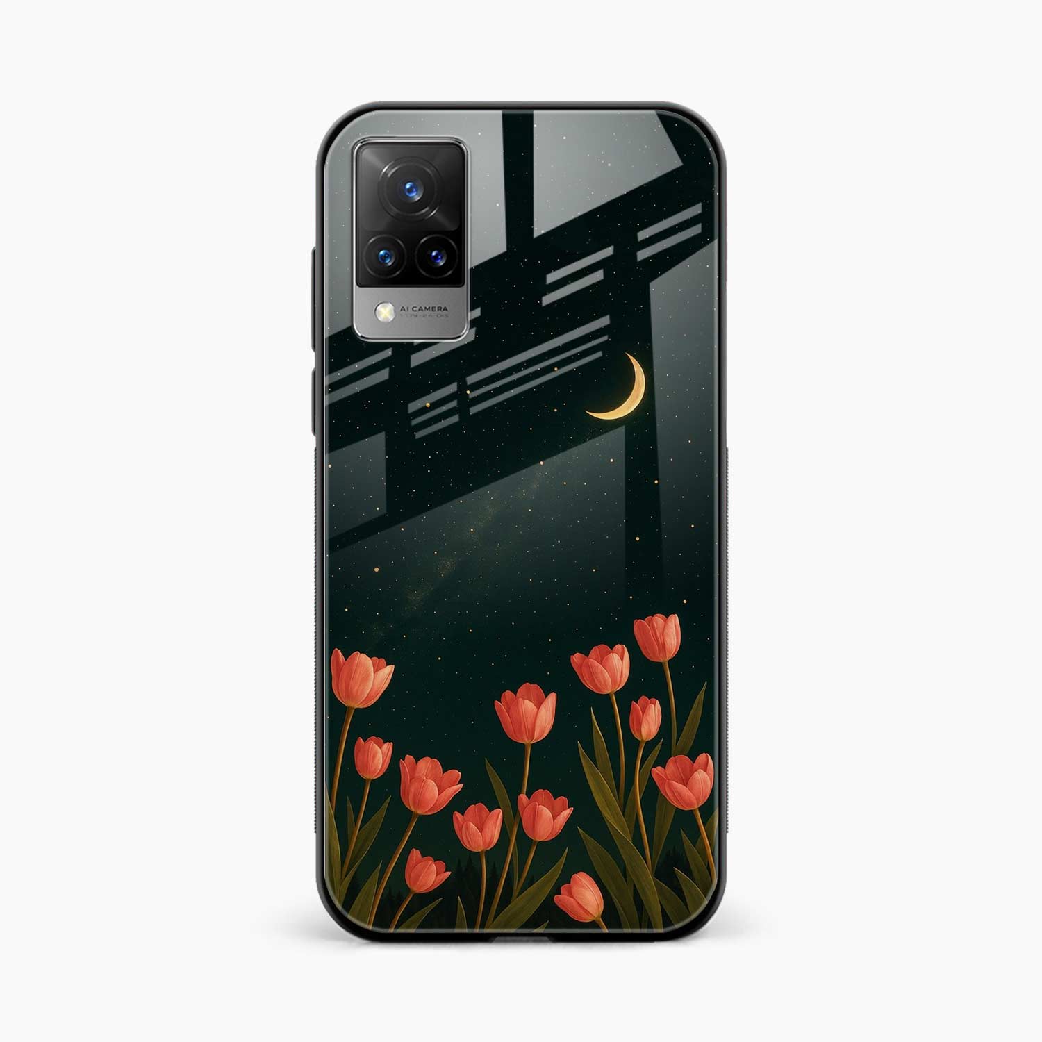 Night Moon Vivo V21 Back Cover