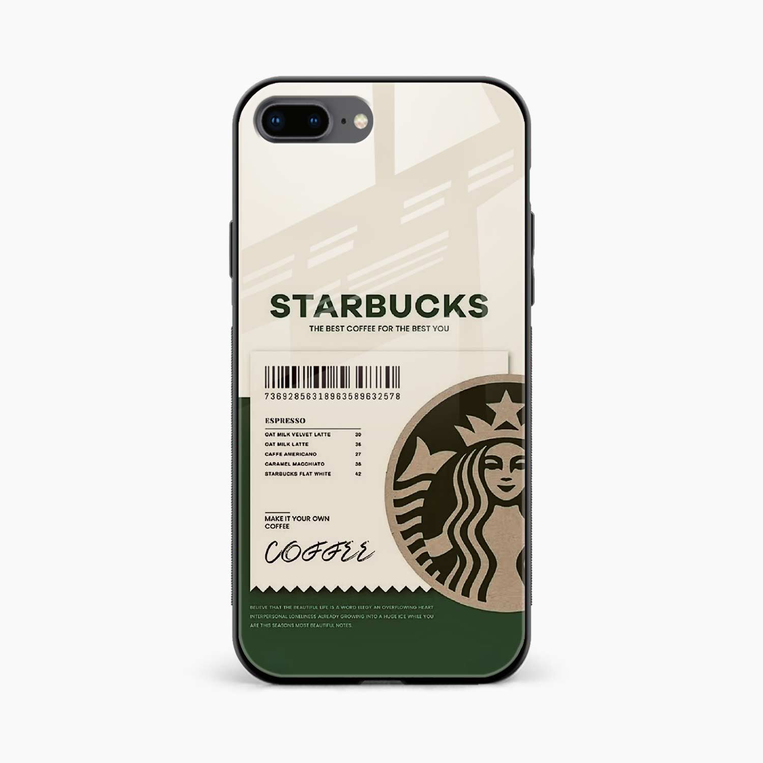 Starbucks iPhone 8 Plus Back Cover