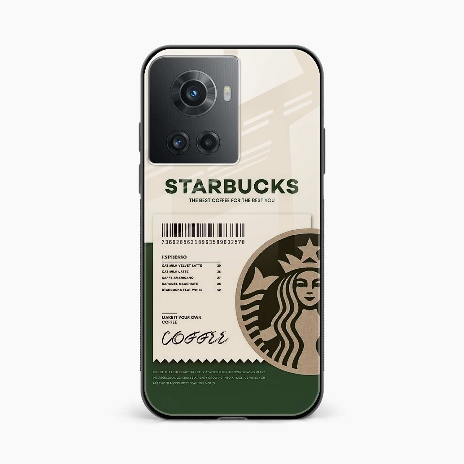 Starbucks OnePlus 10R Back Cover
