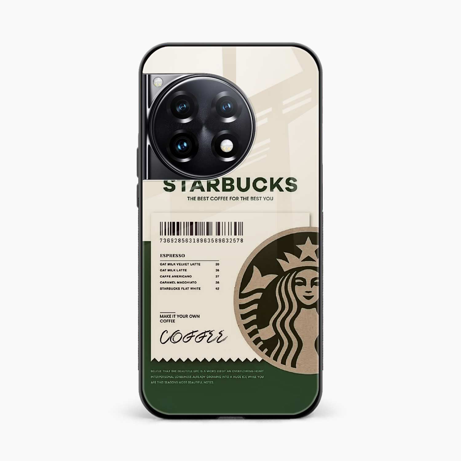 Starbucks OnePlus 12r Back Cover