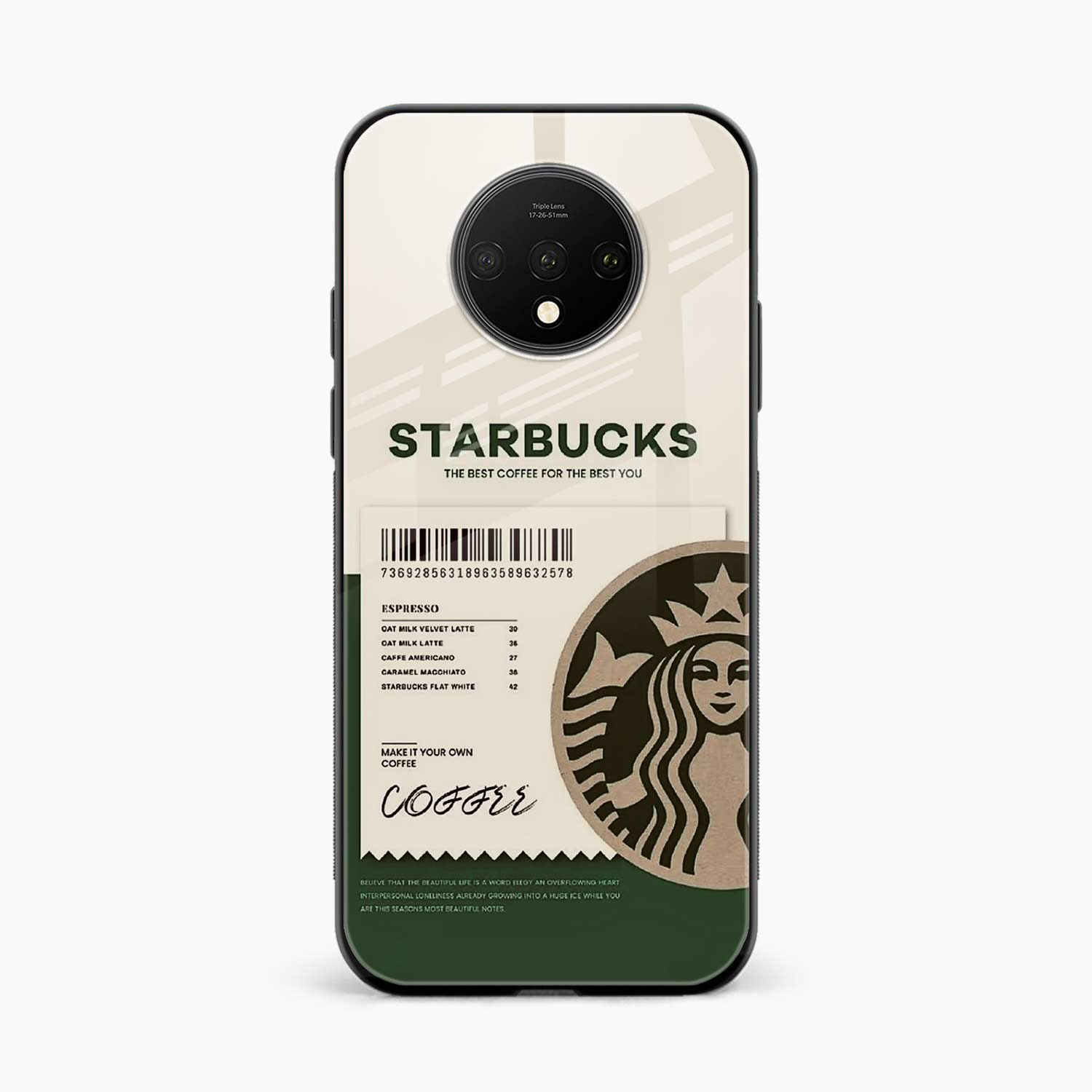Starbucks OnePlus 7T Back Cover