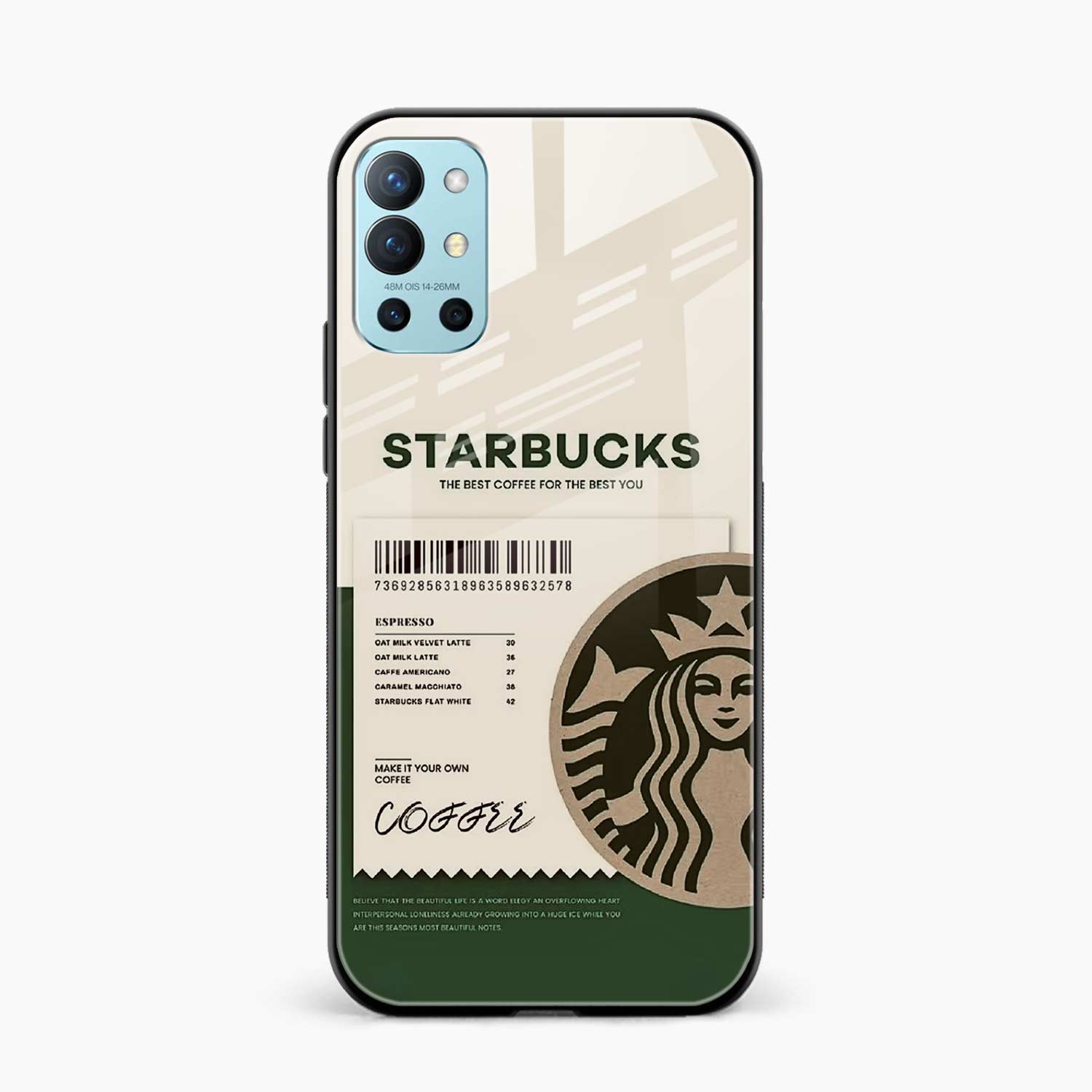 Starbucks OnePlus 9r Back Cover