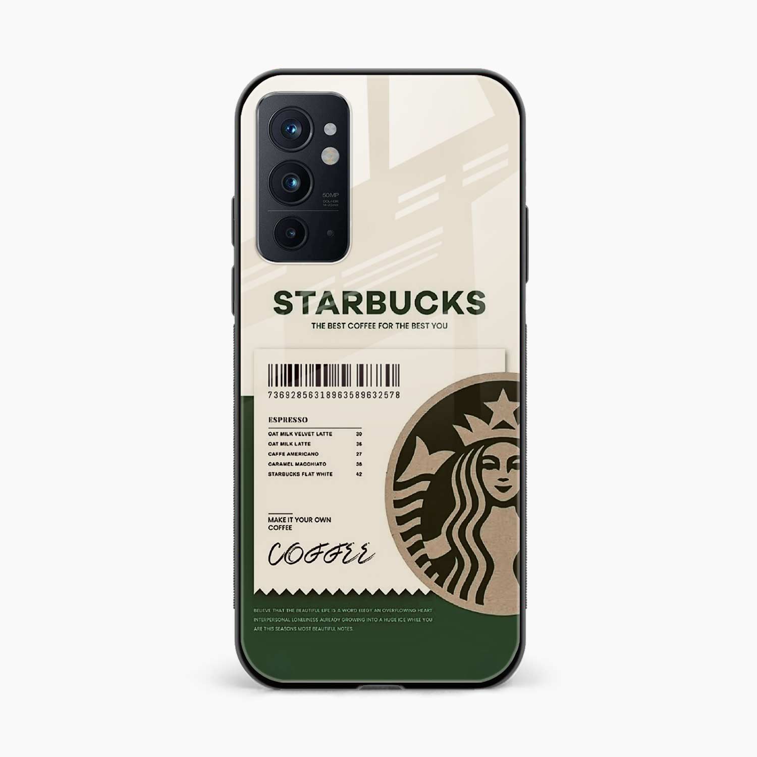 Starbucks OnePlus 9RT Back Cover