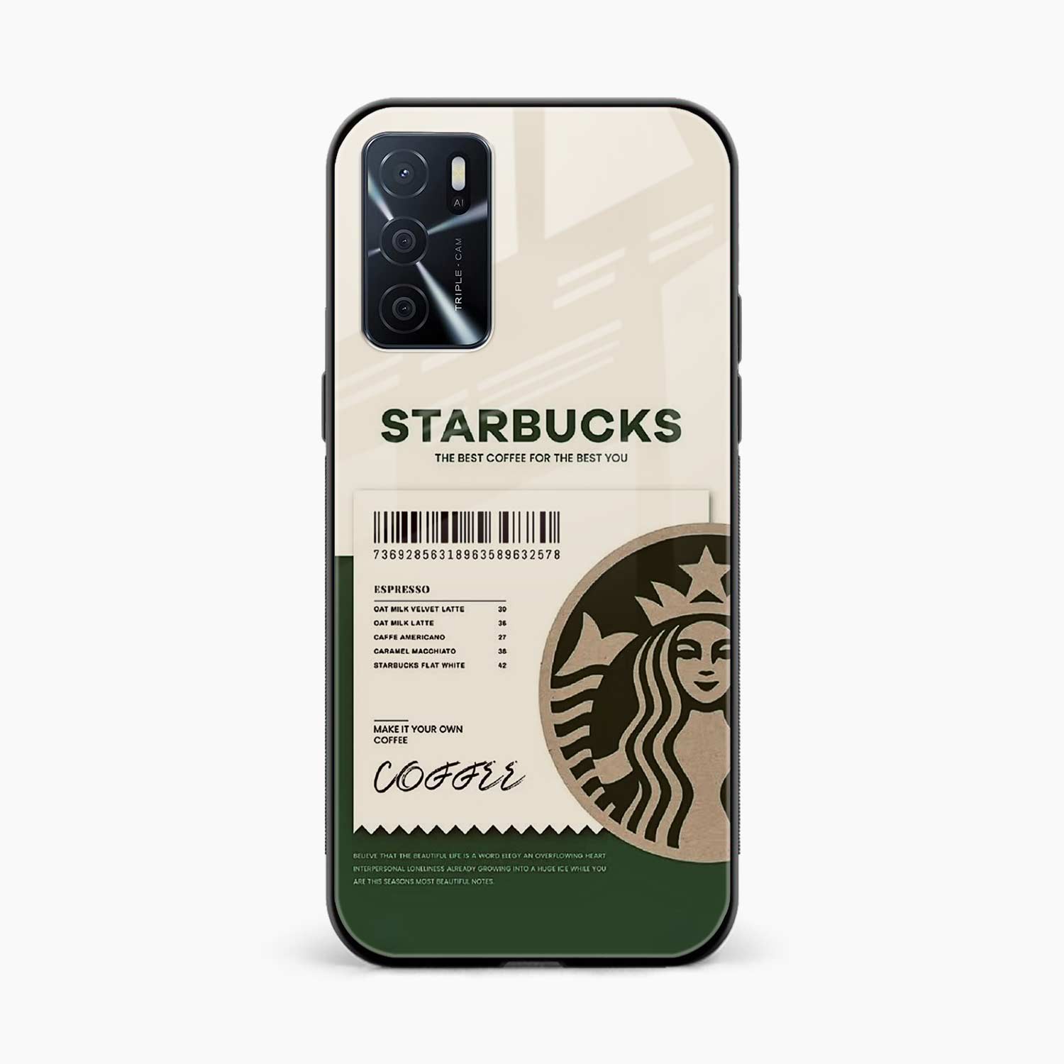 Starbucks Oppo A16 Back Cover
