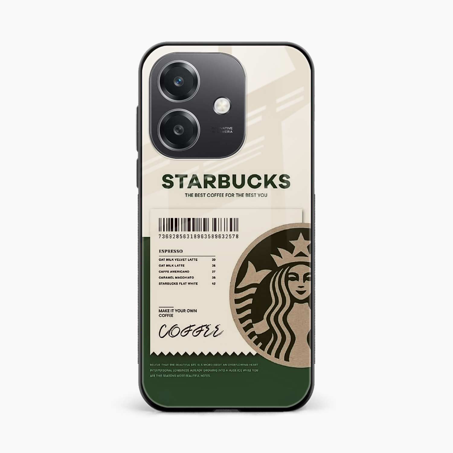 Starbucks Oppo A3x 4G Back Cover
