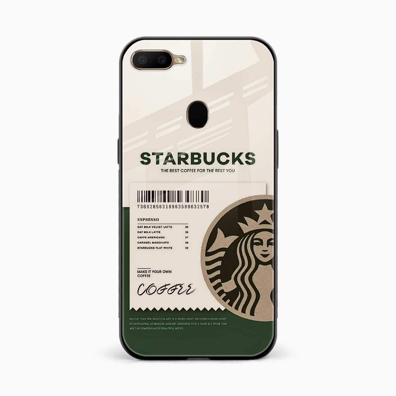 Starbucks Oppo A7 Back Cover