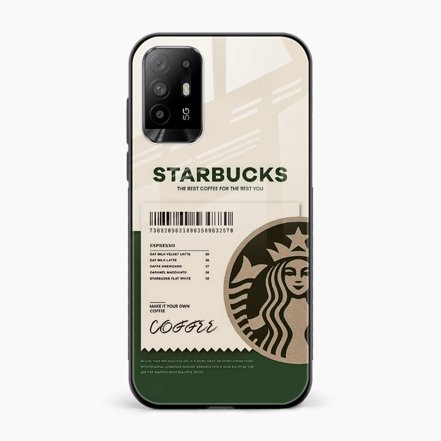 Starbucks Oppo F19 Pro Plus Back Cover