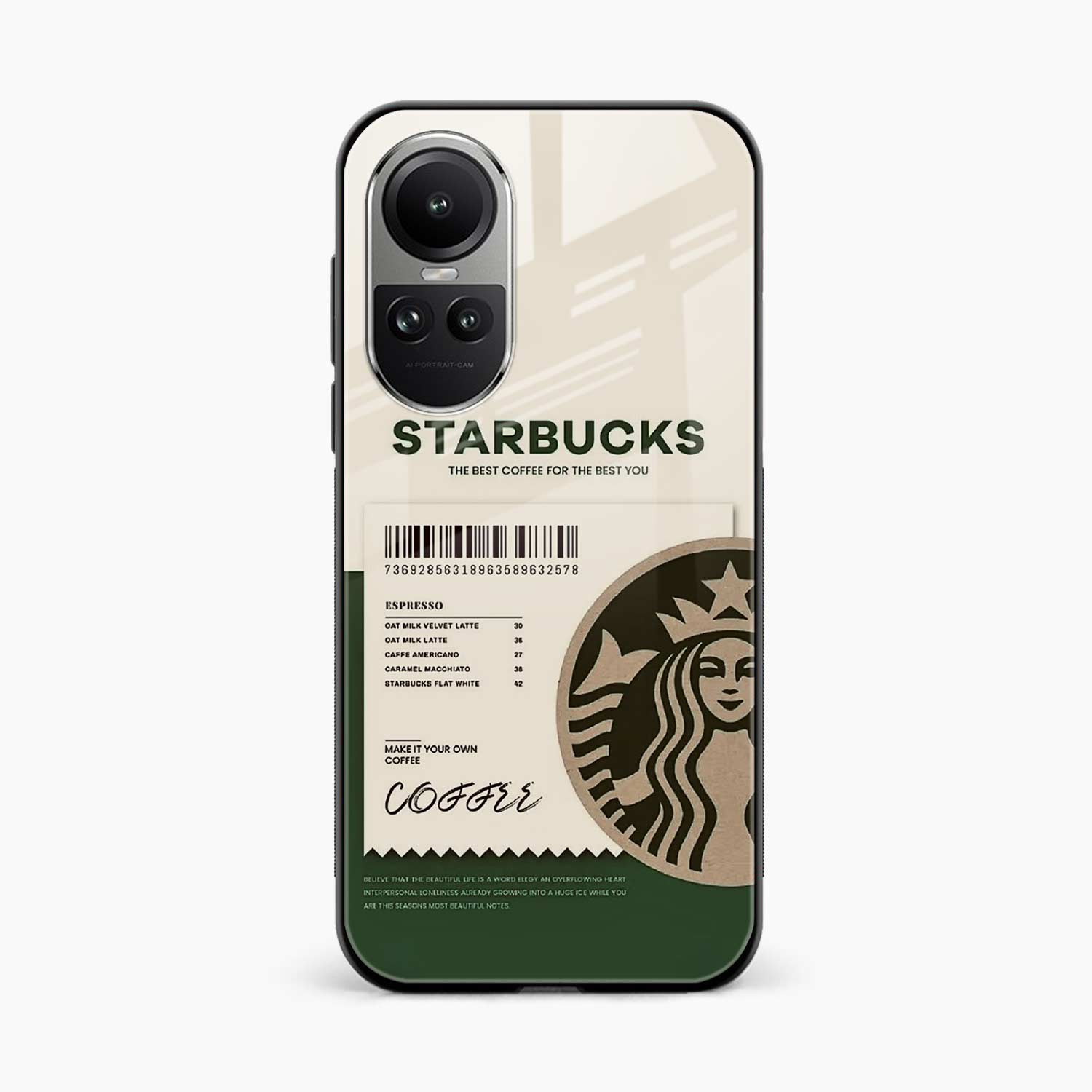 Starbucks Oppo Reno 10 Pro Back Cover