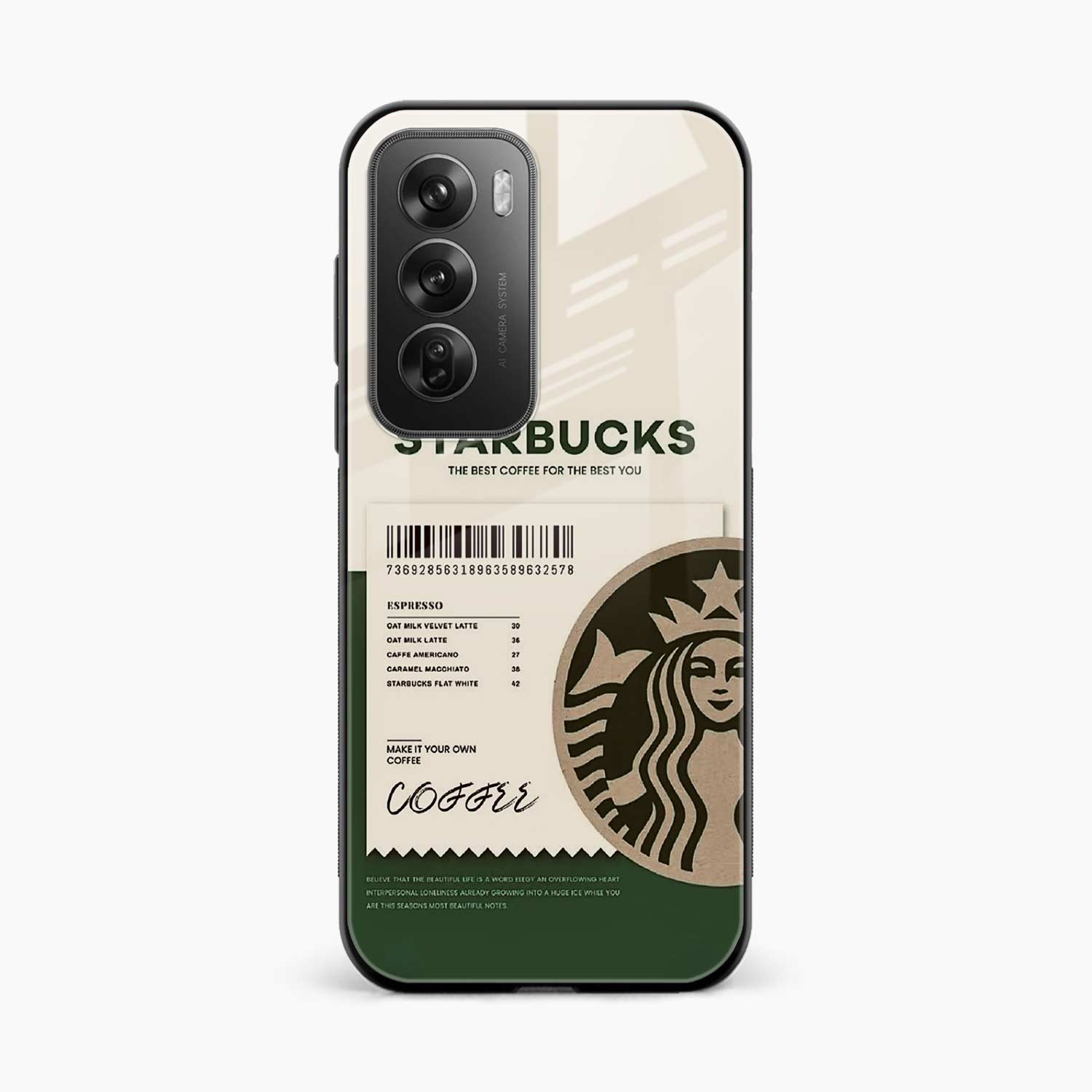 Starbucks Oppo Reno 12 5G Back Cover