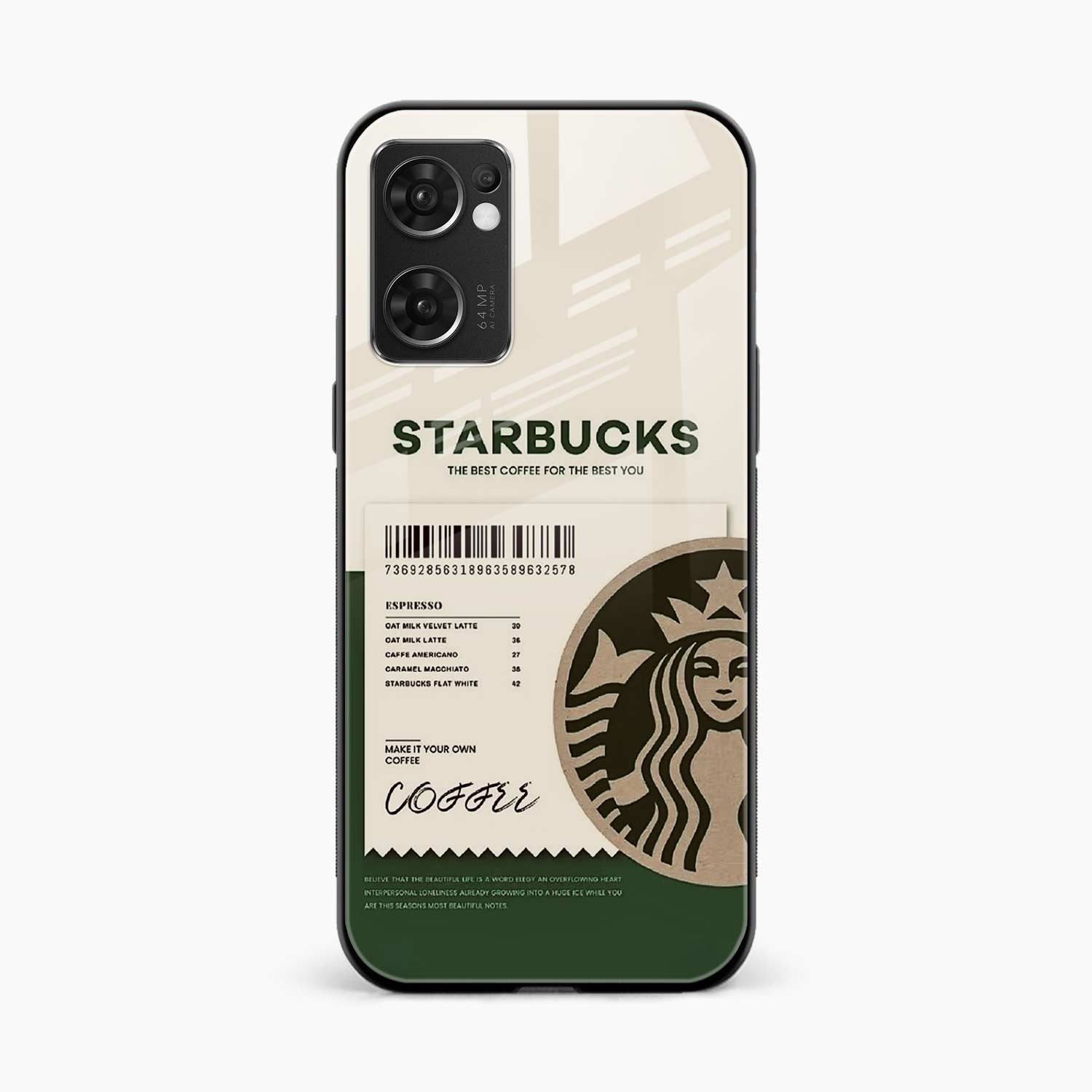 Starbucks Oppo Reno 7 5G Back Cover