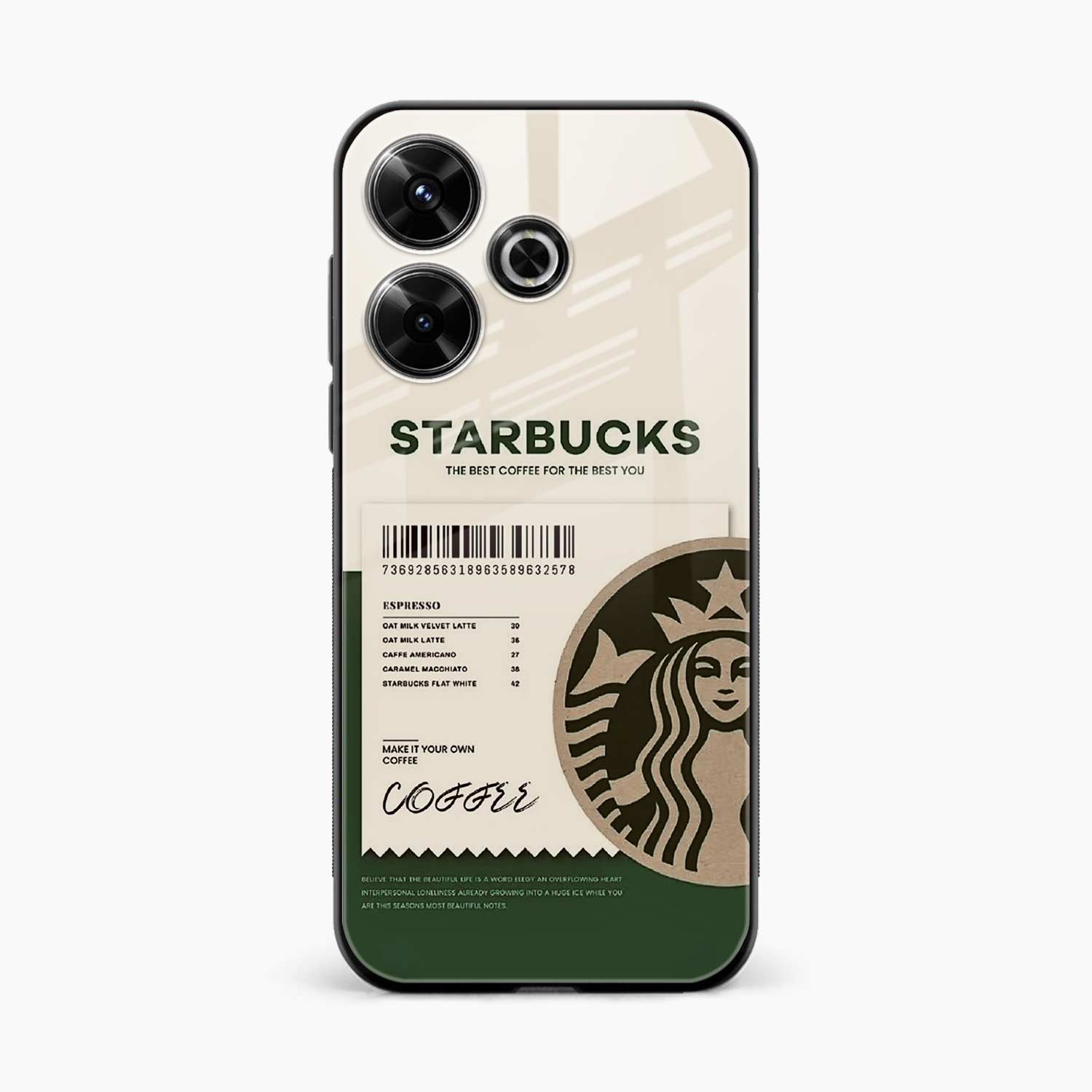Starbucks Poco F6 5G Back Cover