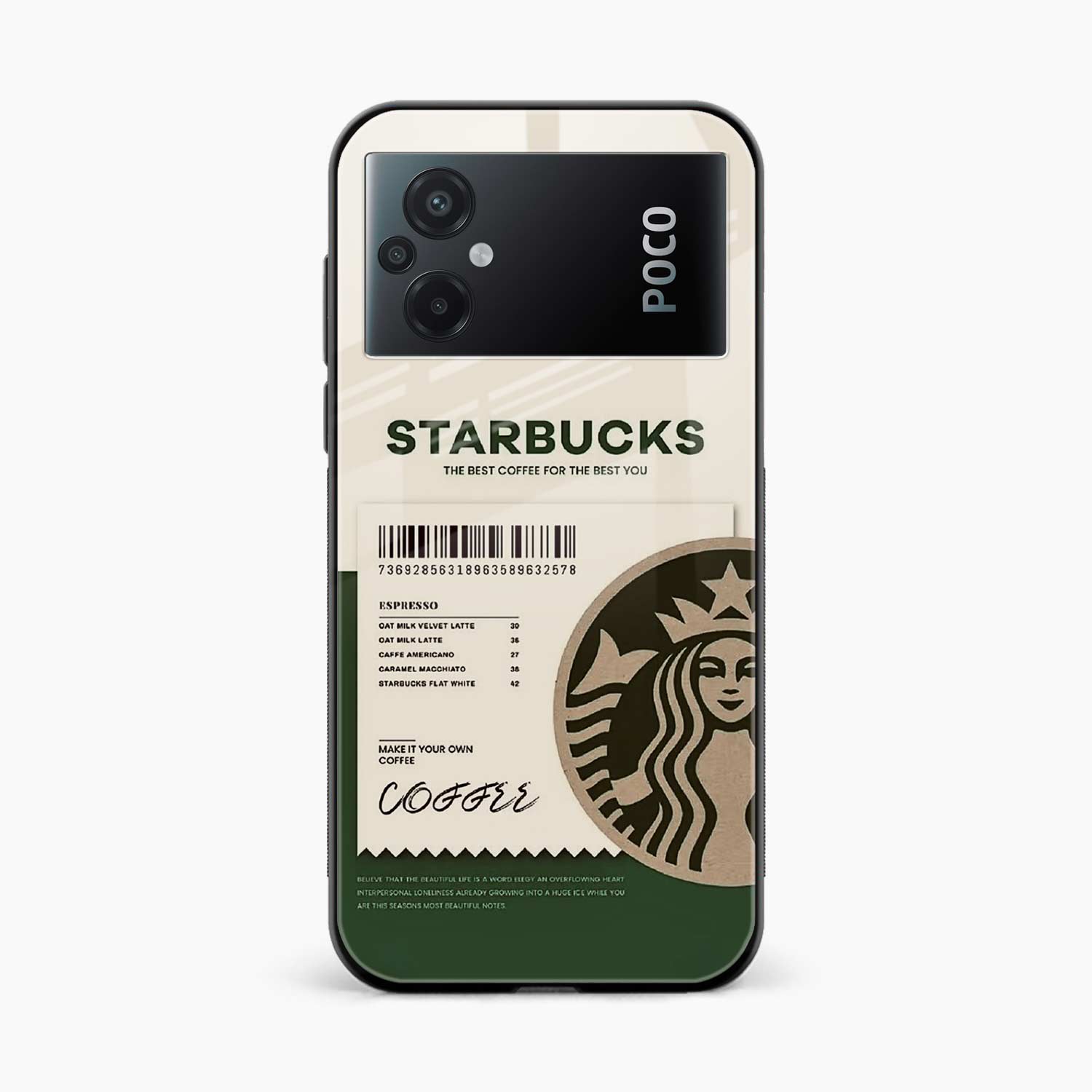 Starbucks Poco M5 Back Cover