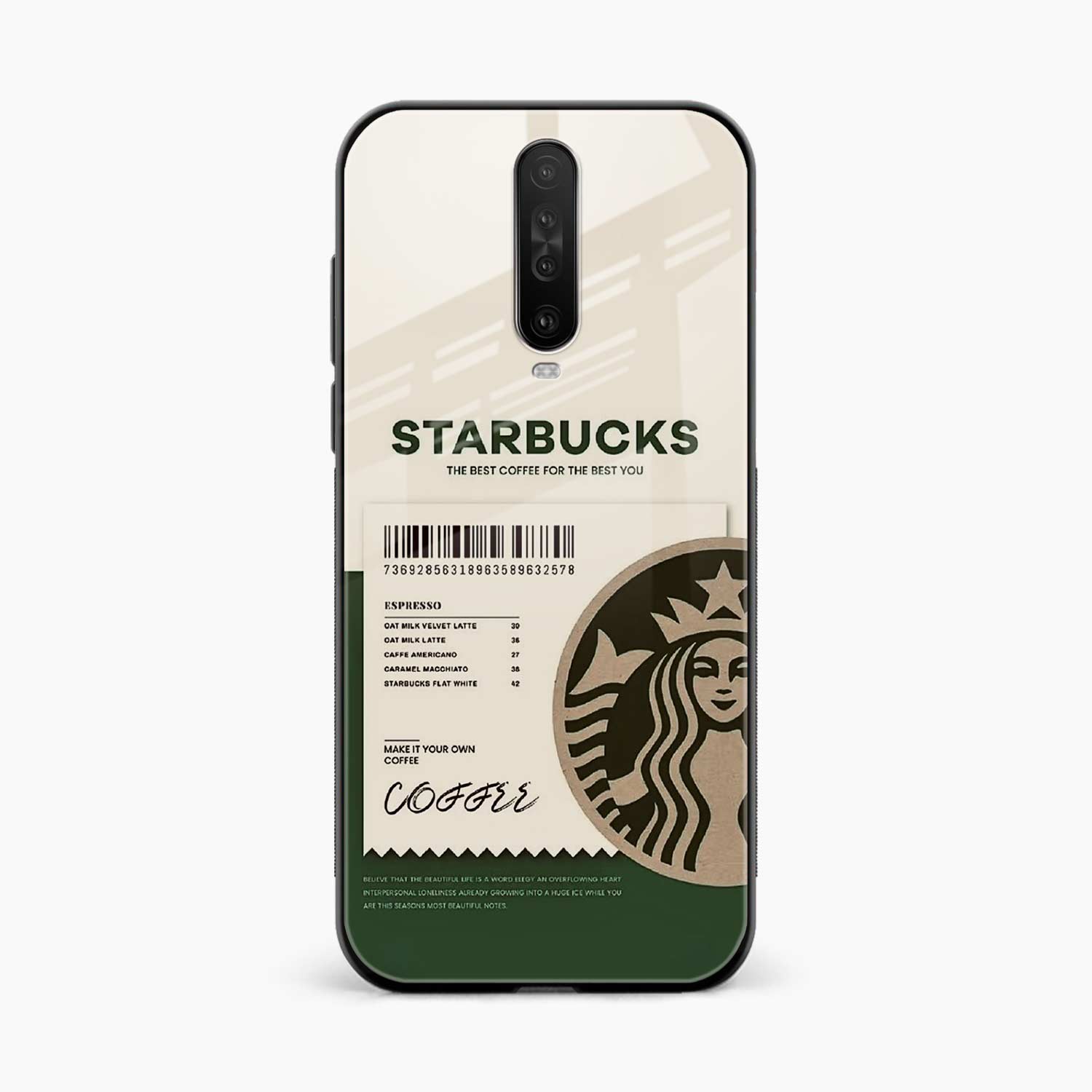 Starbucks Poco X2 Back Cover