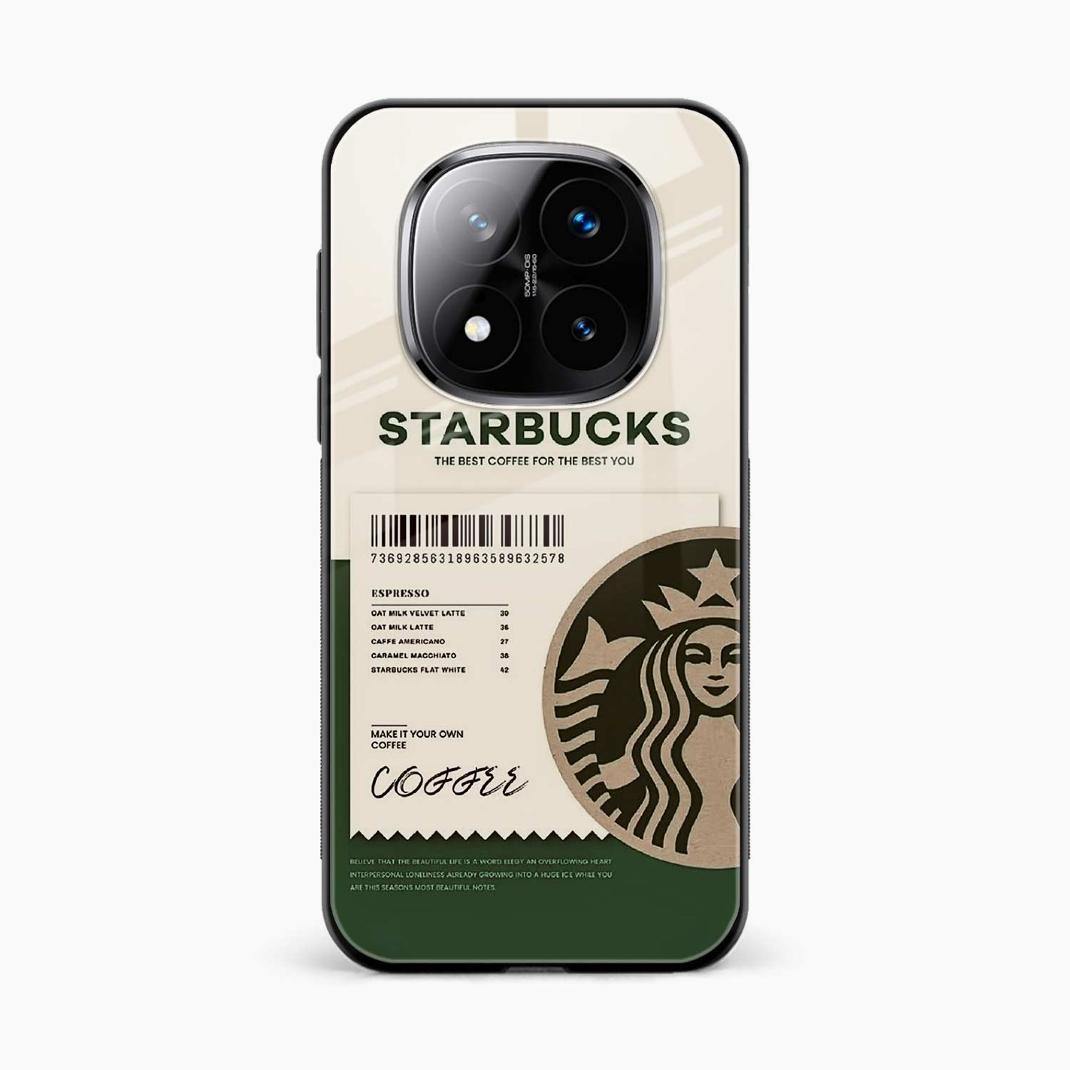 Starbucks Poco X7 5G Back Cover