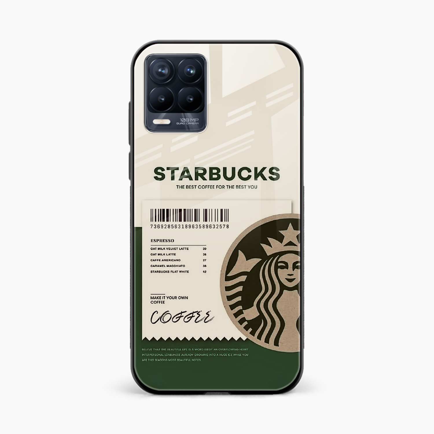 Starbucks Realme 8 4G Back Cover