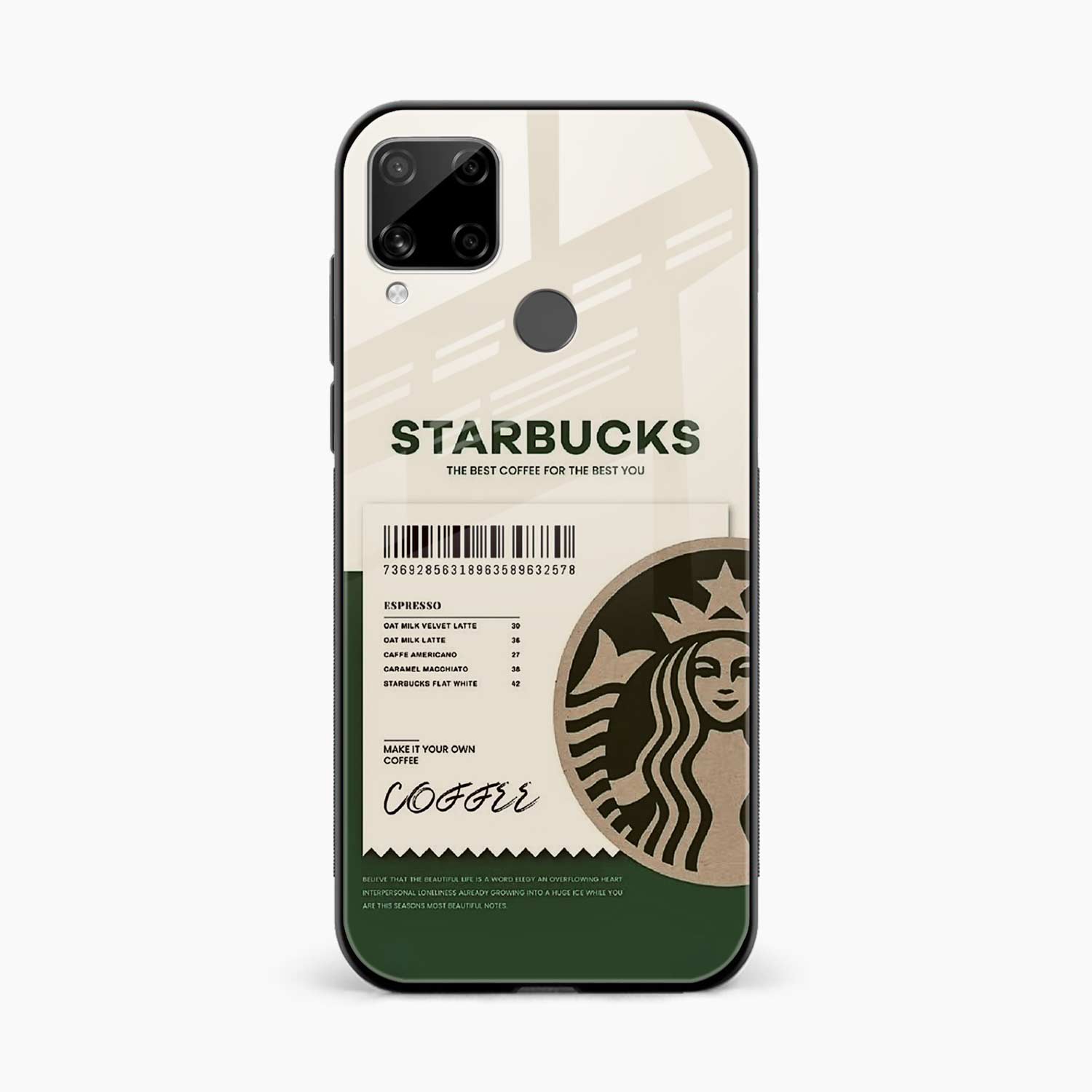 Starbucks Realme C15 Back Cover