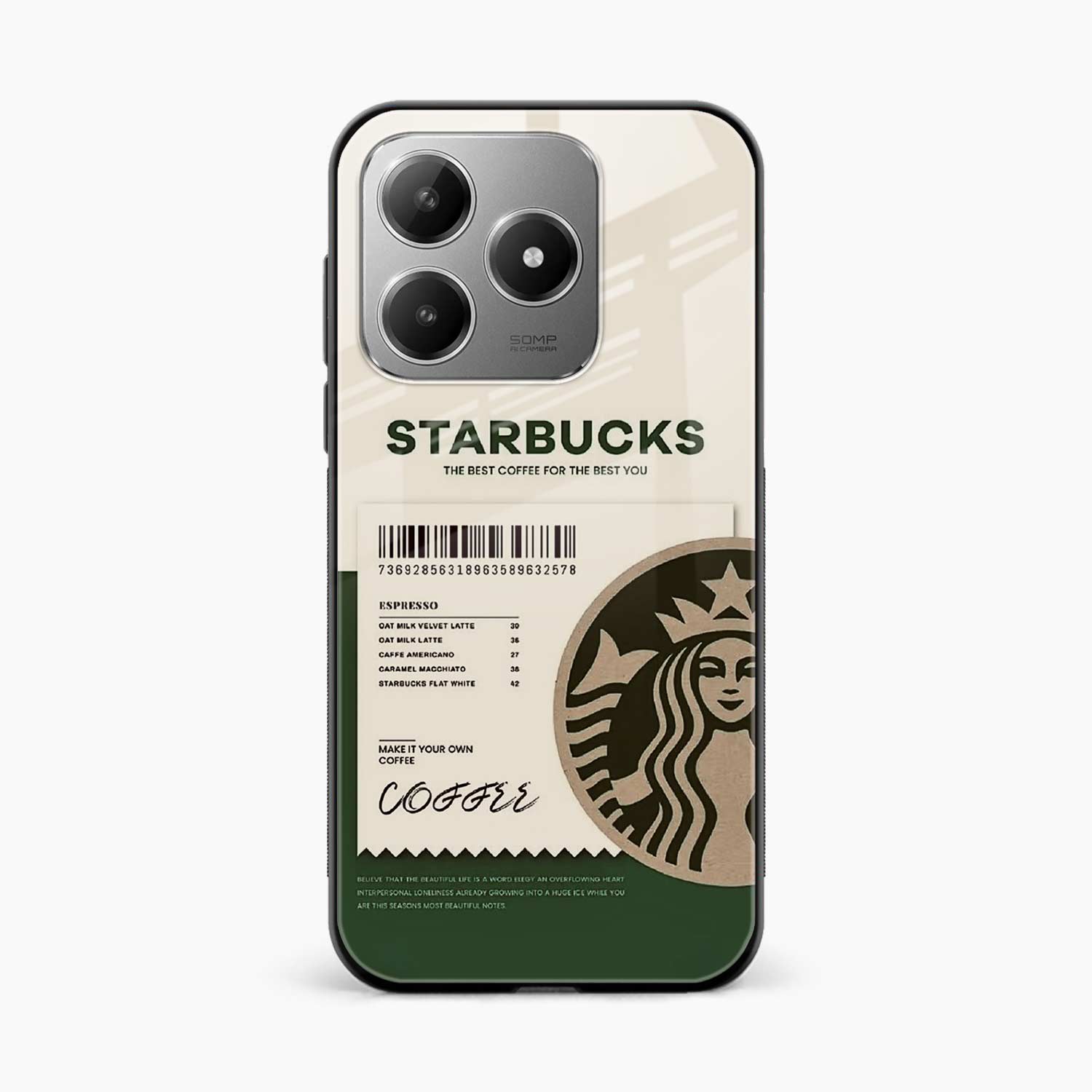 Starbucks Realme C63 4G Back Cover