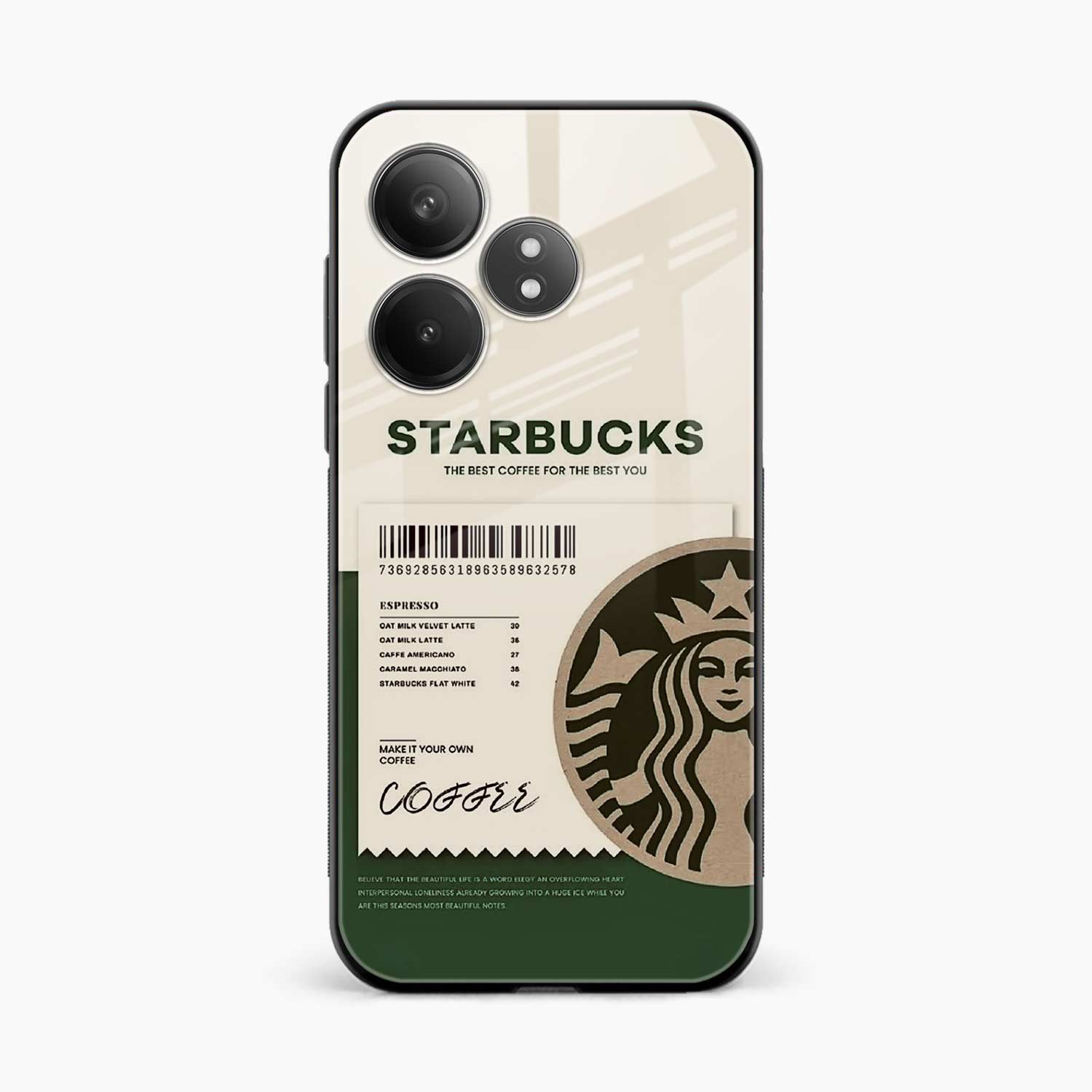 Starbucks Realme Gt 6T 5G Back Cover