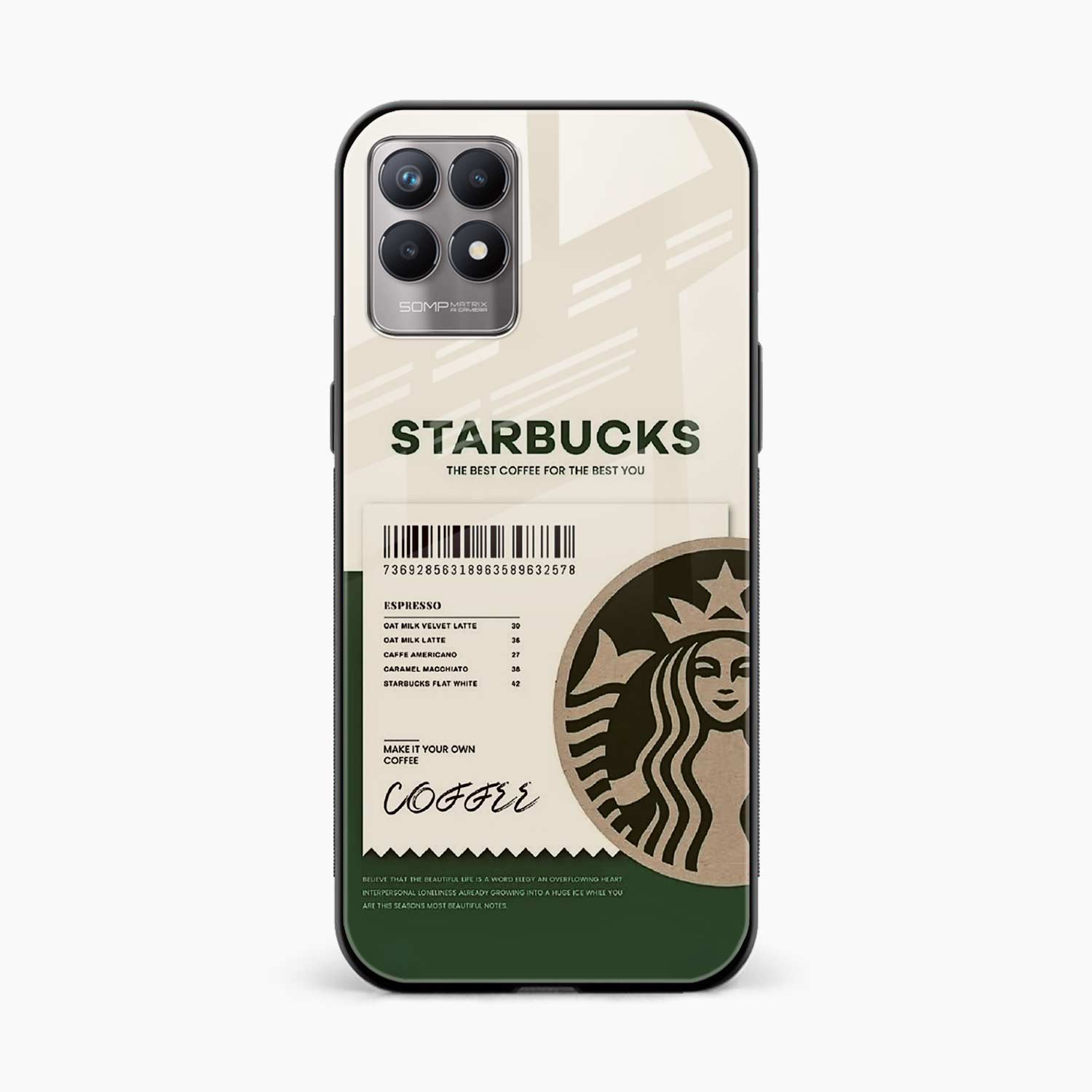 Starbucks Realme Narzo 50 Back Cover