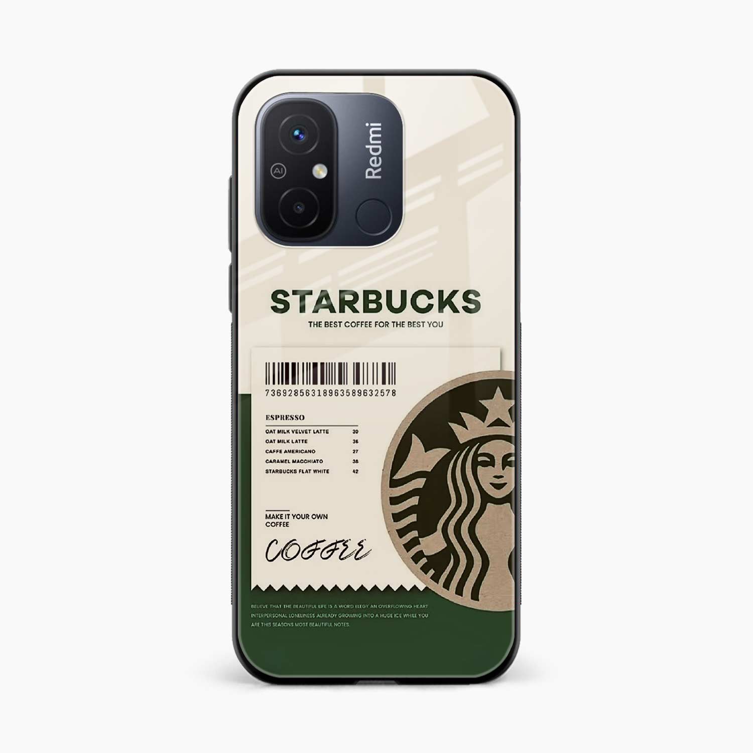 Starbucks Redmi 12c Back Cover
