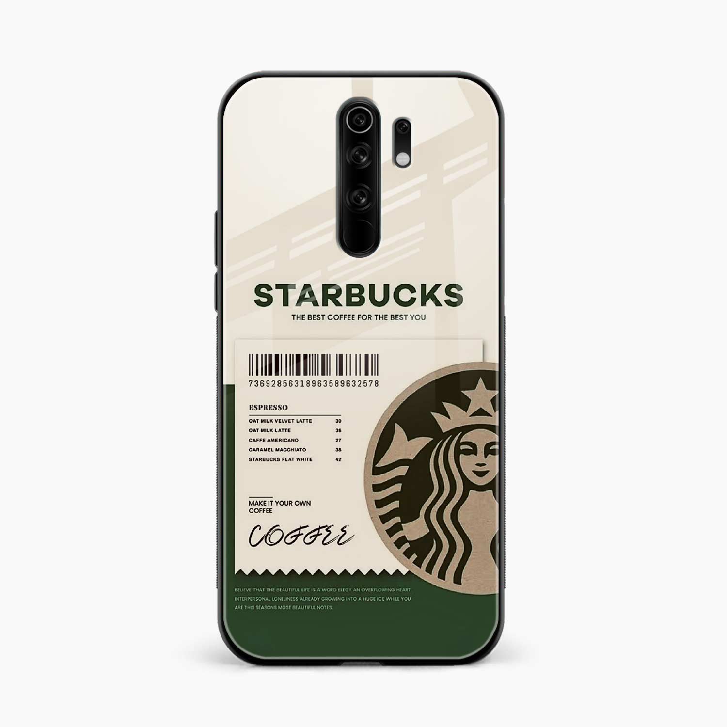 Starbucks Redmi 9 Prime Back Cover
